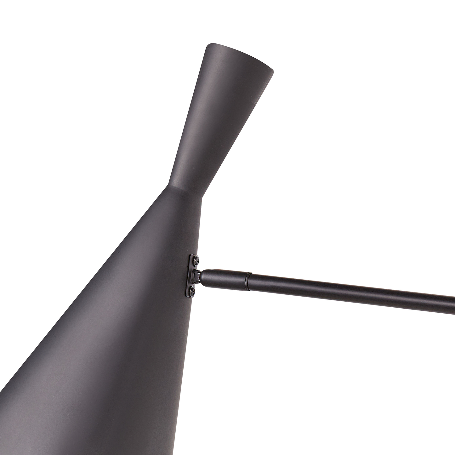 Wandlampe MARISA verstellbar Metall Schwarz