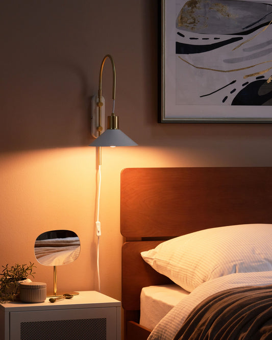 Wandlampe SISSA Metall Weiss