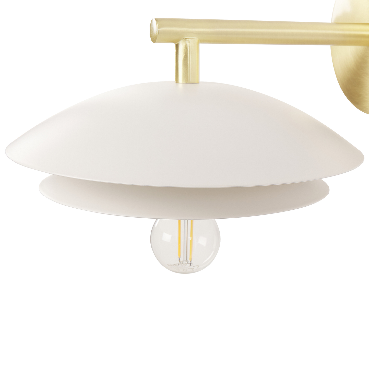 Wandlampe LASOLO Metall Weiss