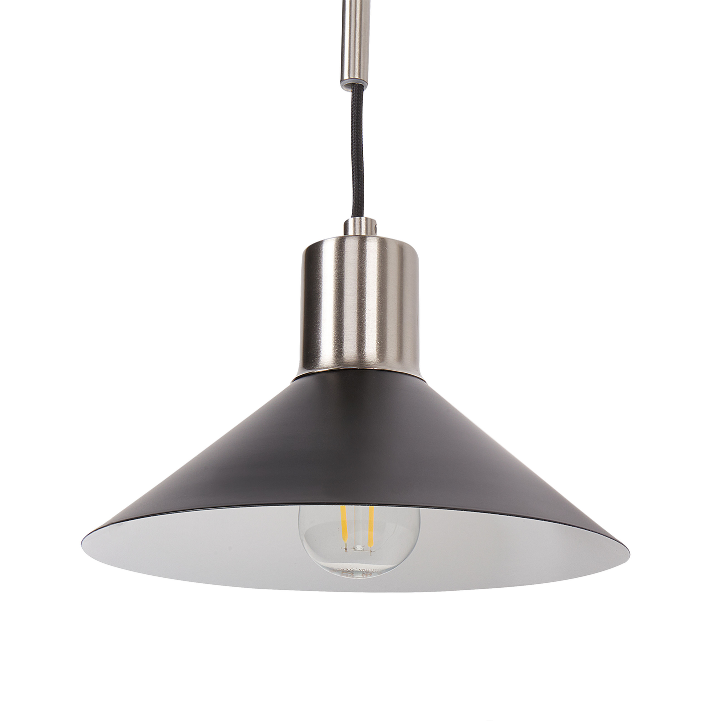 Wandlampe SISSA verstellbar Metall Schwarz