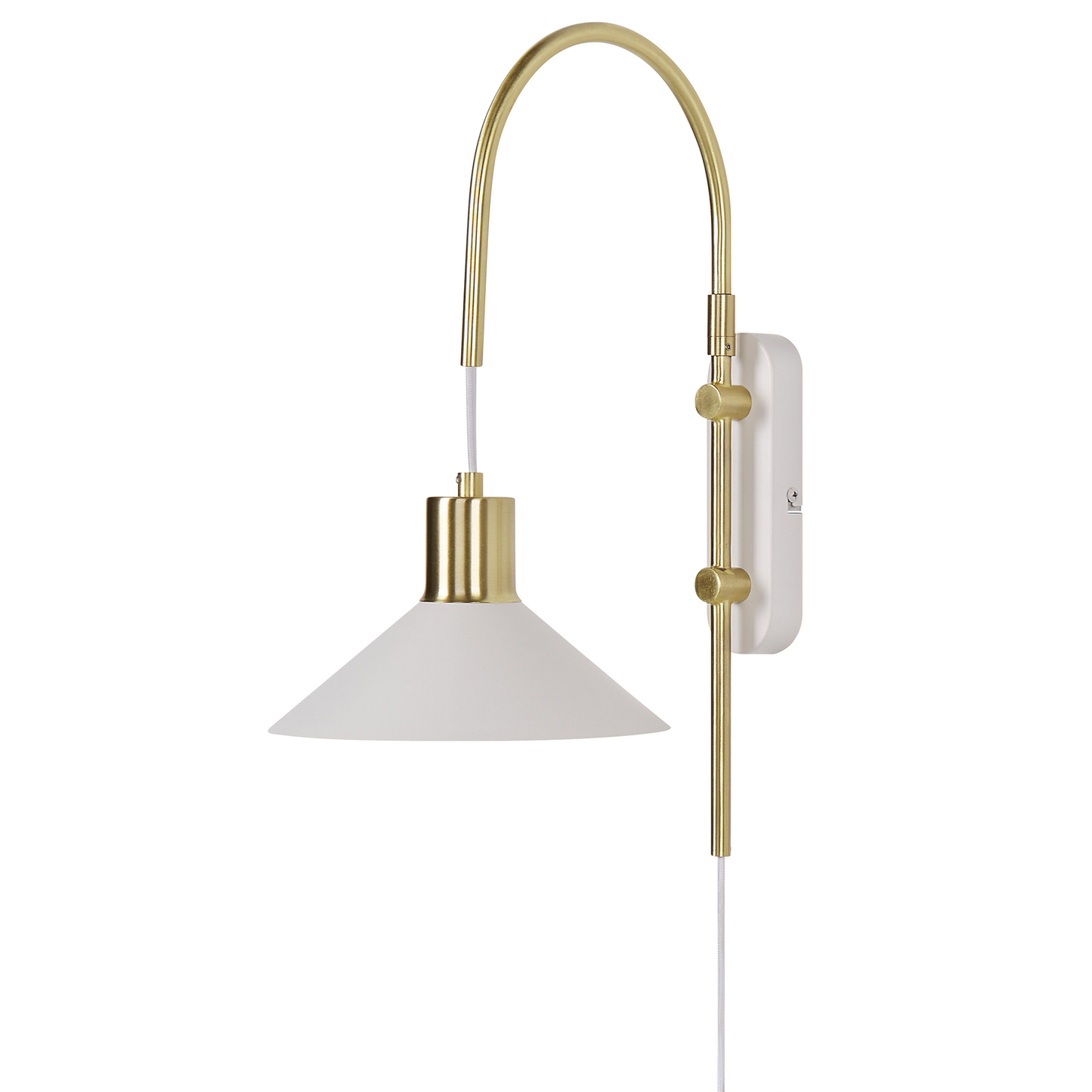 Wandlampe SISSA Metall Weiss