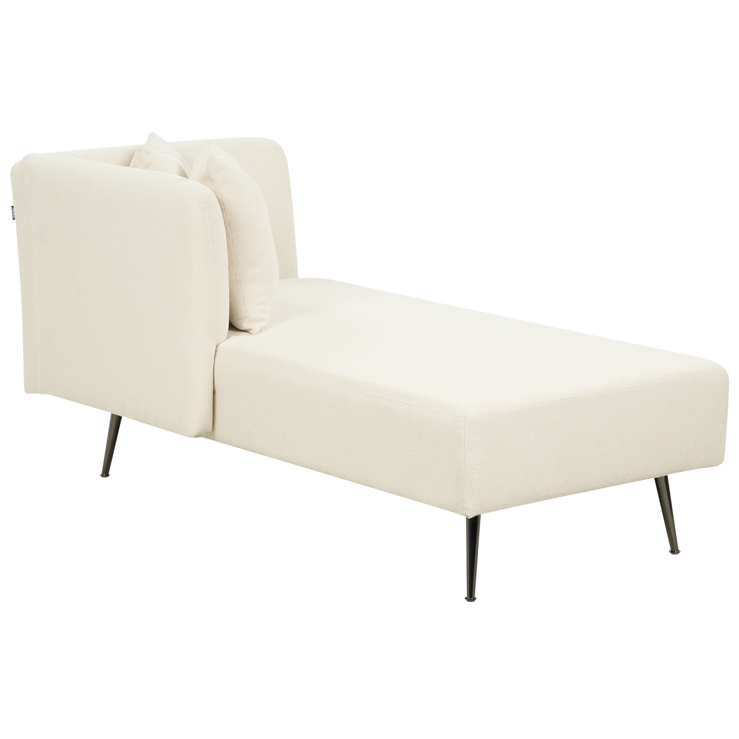 Chaiselongue Bouclé cremeweiss rechtsseitig RIOM