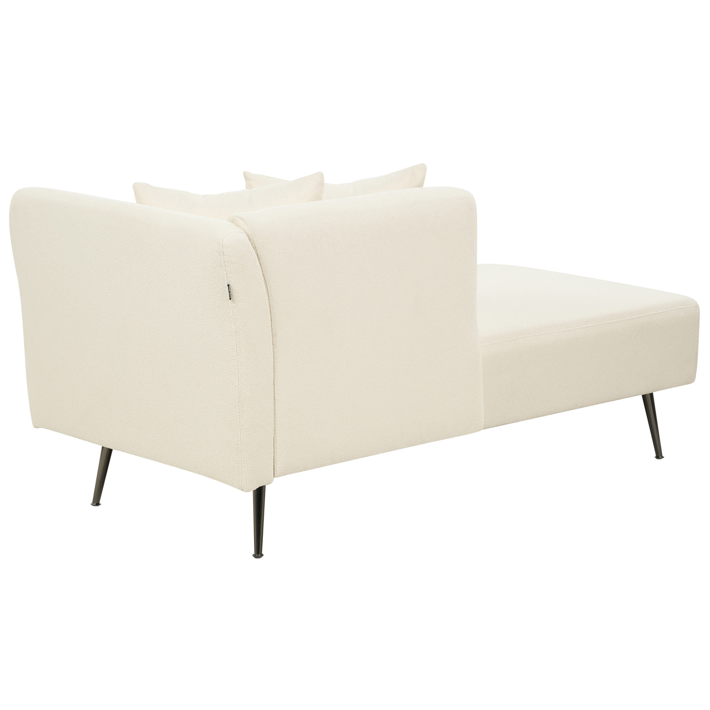 Chaiselongue Bouclé cremeweiss rechtsseitig RIOM