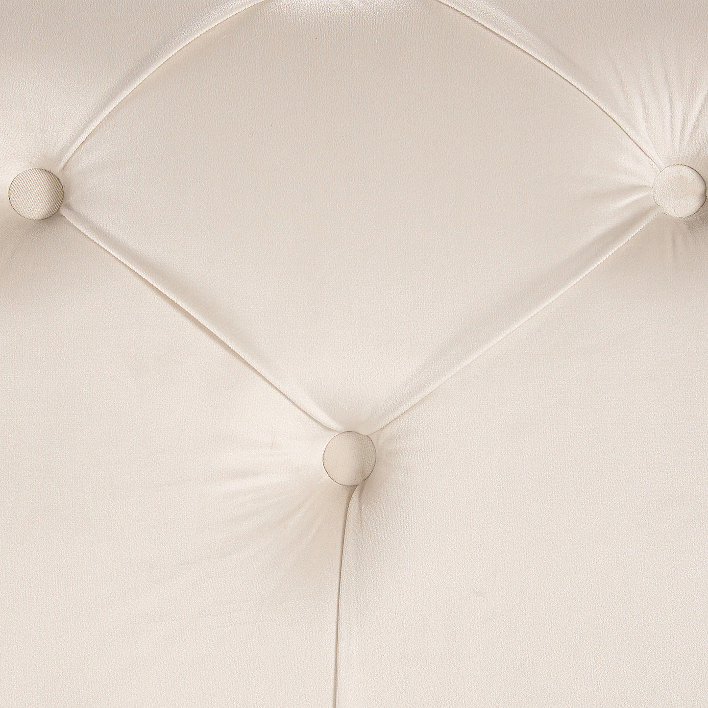 Chaiselongue Samtstoff creme / gold NANTILLY