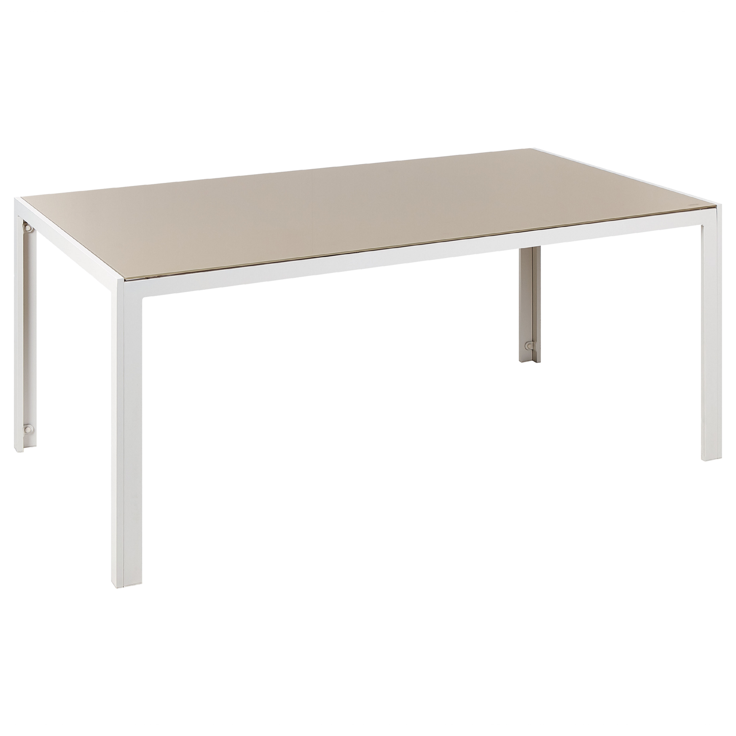 Gartenmöbel Set 6-Sitzer CATANIA Metall Beige