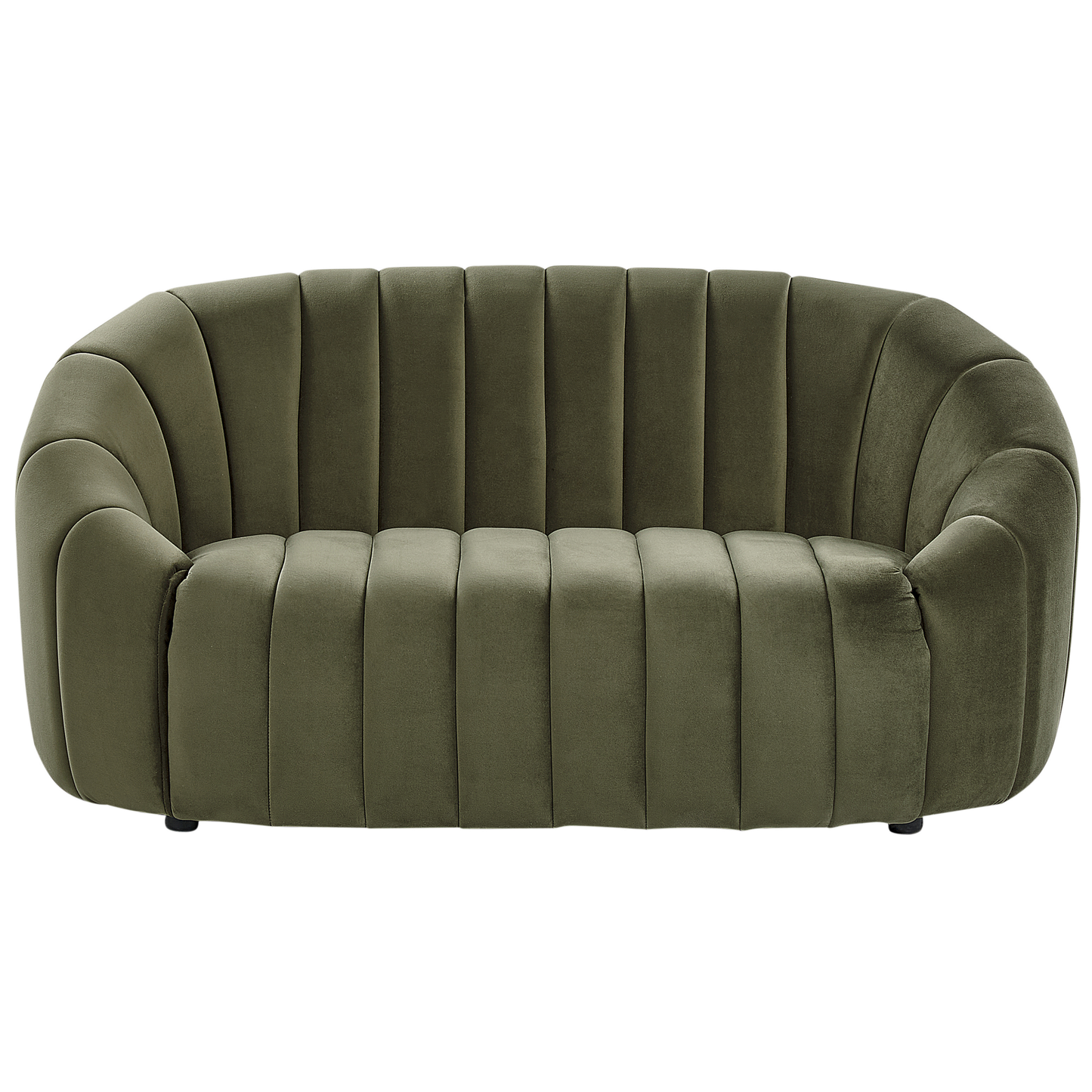 Sofa Set Samtstoff dunkelgrün 6-Sitzer MALUNG