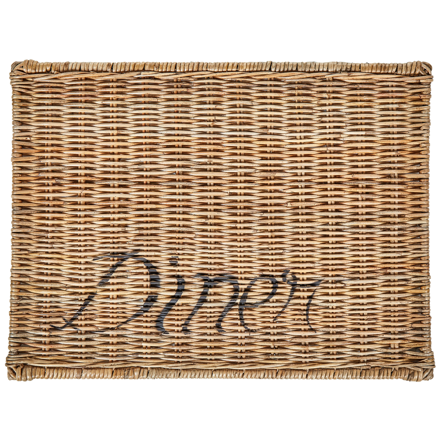 Tischset 2-teilig Rattan naturfarben 43 x 33 cm RUKBAN
