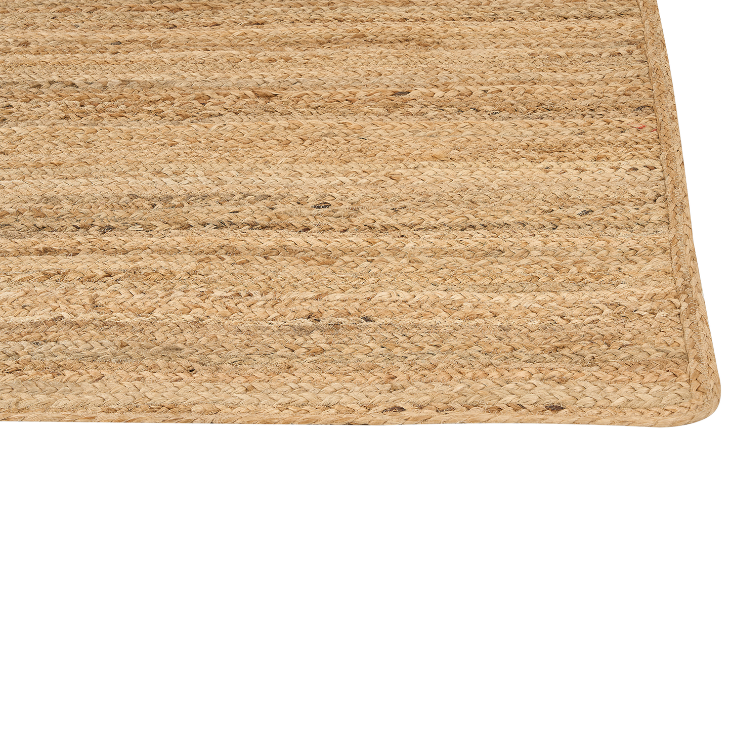 Teppich Jute beige 160 x 230 cm geometrisches Muster Kurzflor BOGAZOREN