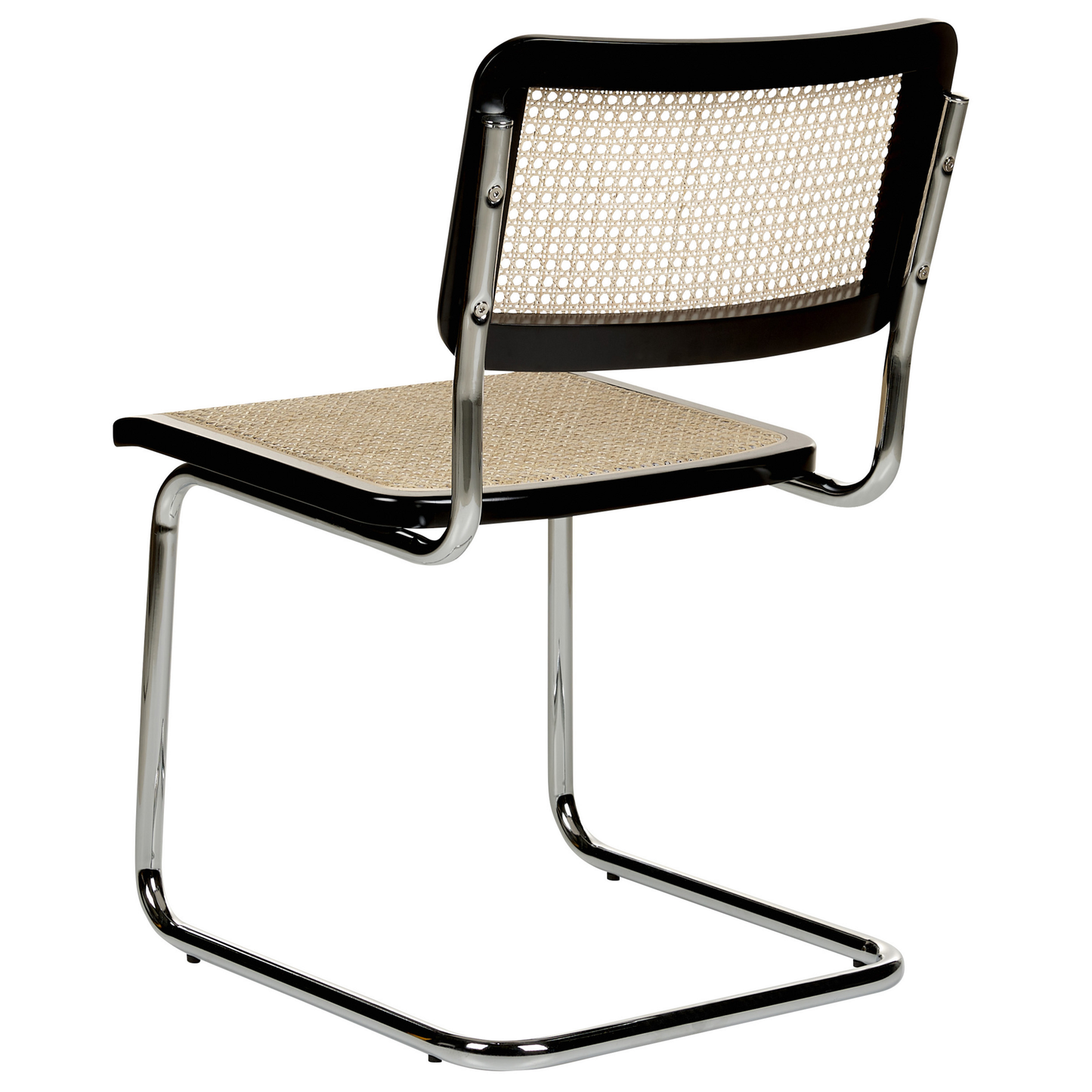 Esszimmerstuhl Rattan natürlich / schwarz 2er Set CORDOVA