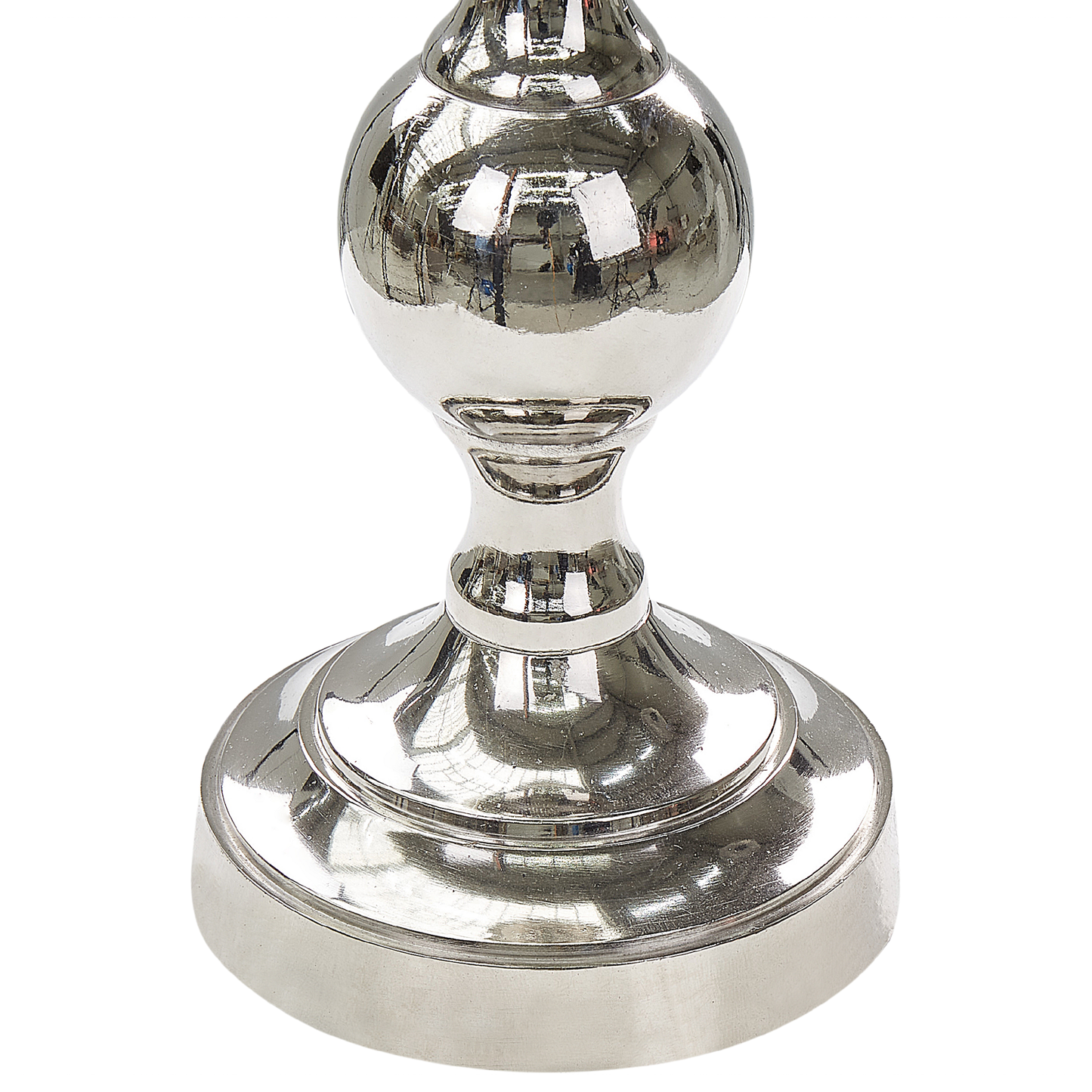 Kerzenständer Aluminium silber 2er Set DAMRU