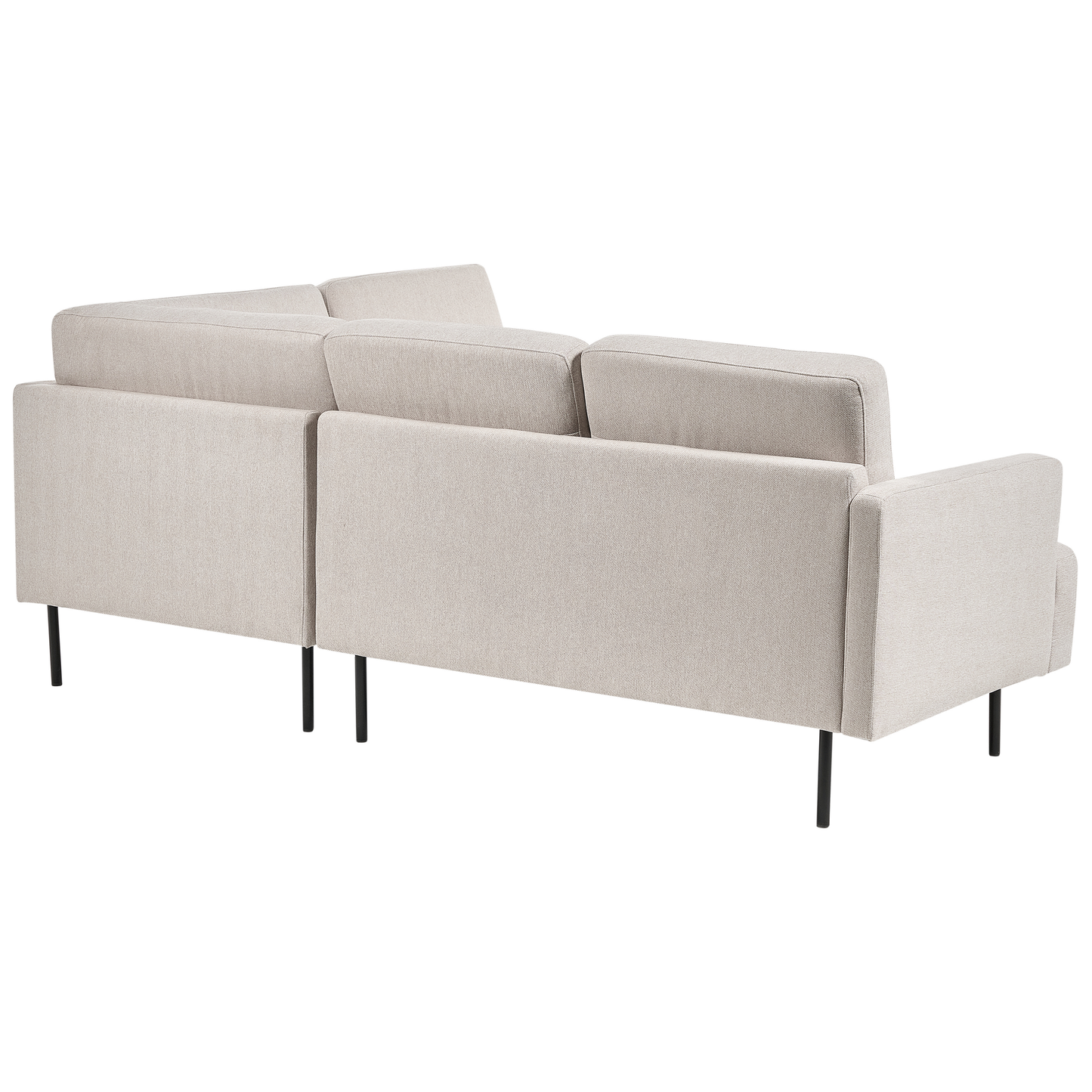 4-Sitzer Ecksofa hellbeige linksseitig BREDA
