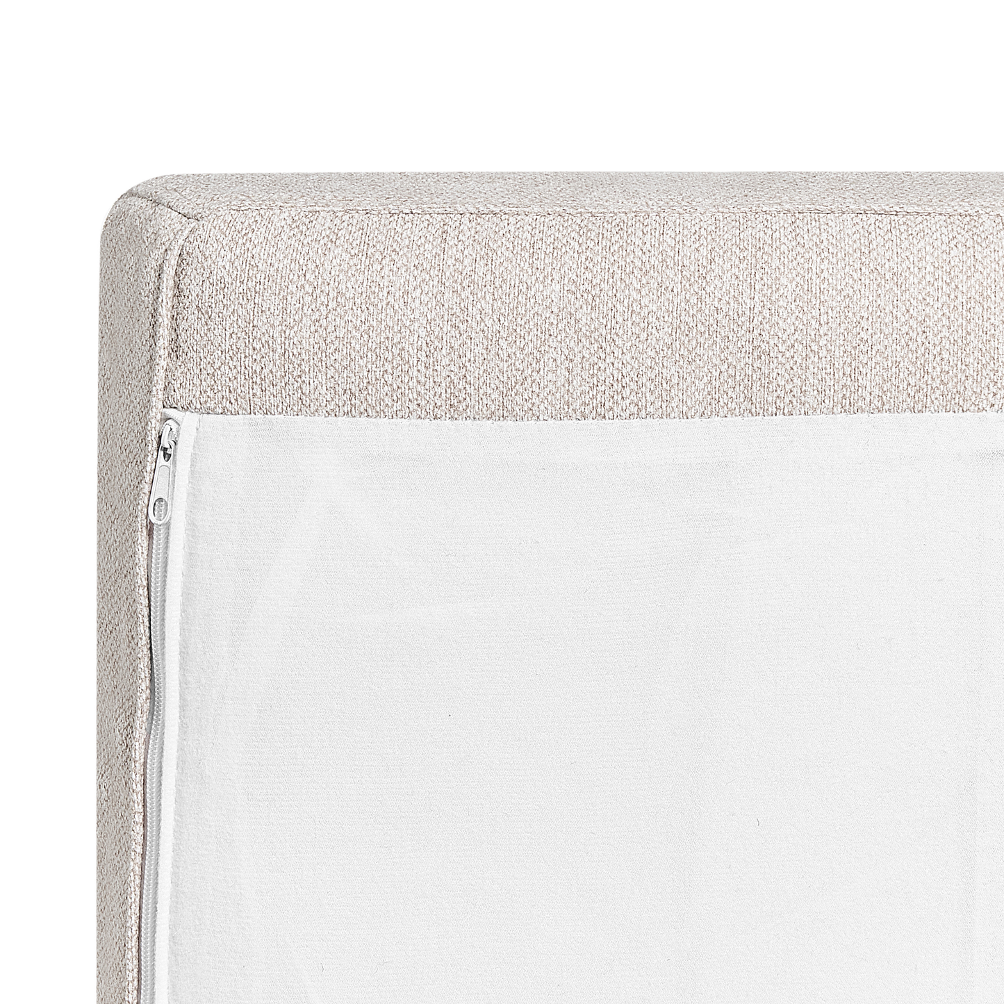 4-Sitzer Ecksofa hellbeige rechtsseitig BREDA