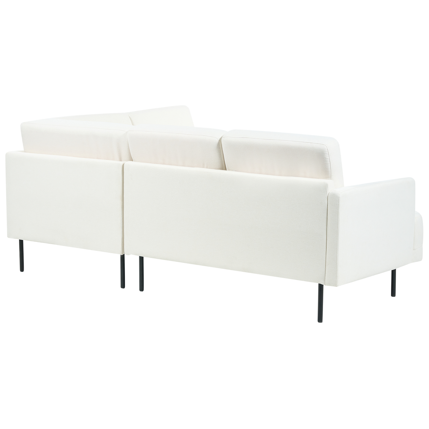 4-Sitzer Ecksofa cremeweiss linksseitig BREDA