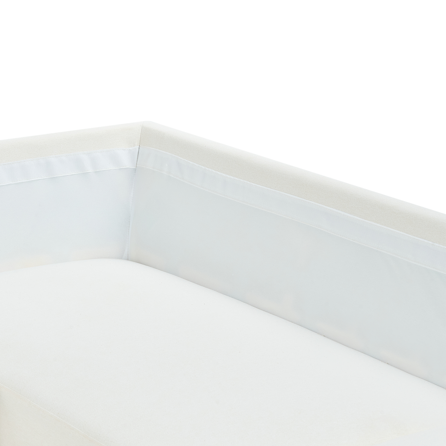 4-Sitzer Ecksofa cremeweiss linksseitig BREDA
