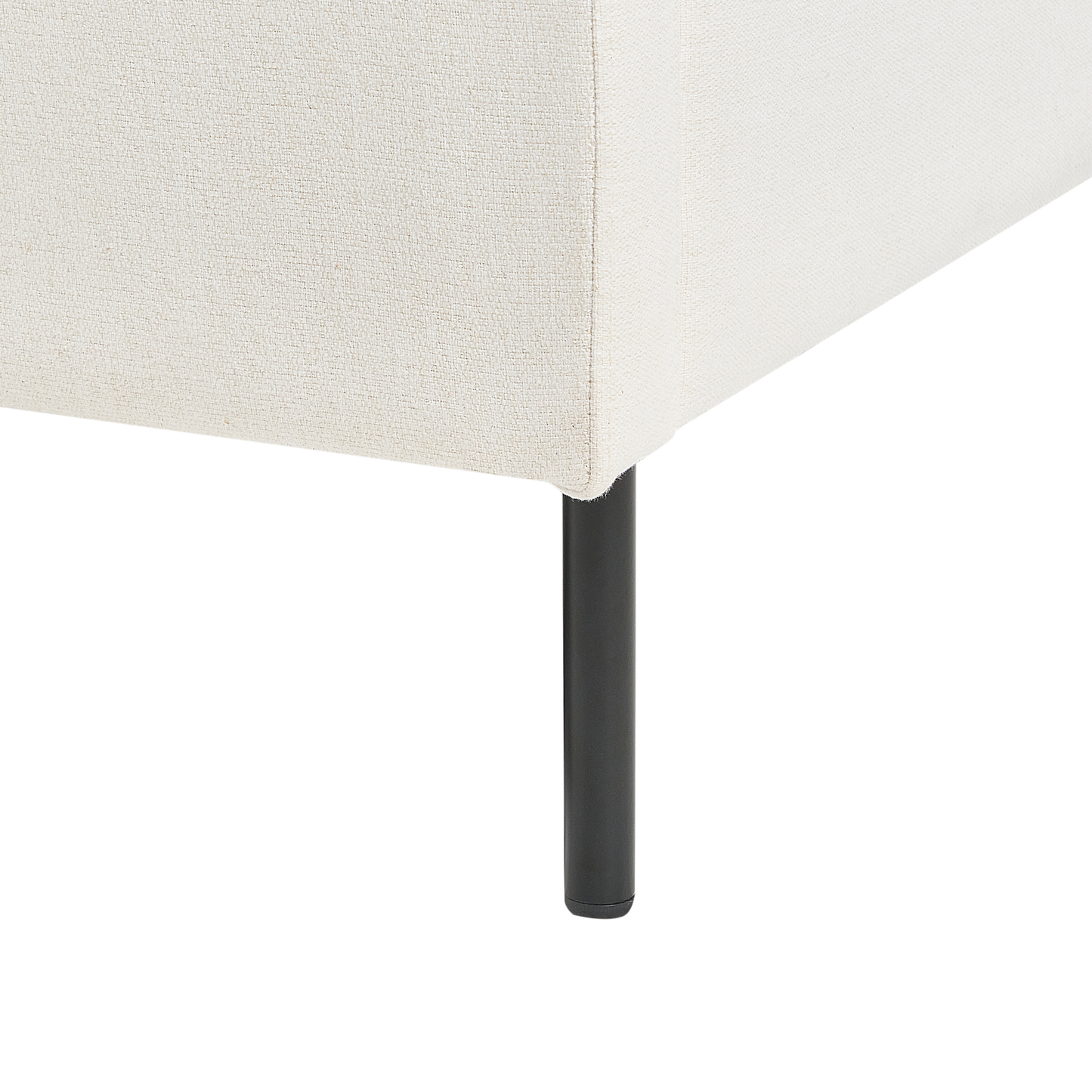 4-Sitzer Ecksofa cremeweiss linksseitig BREDA