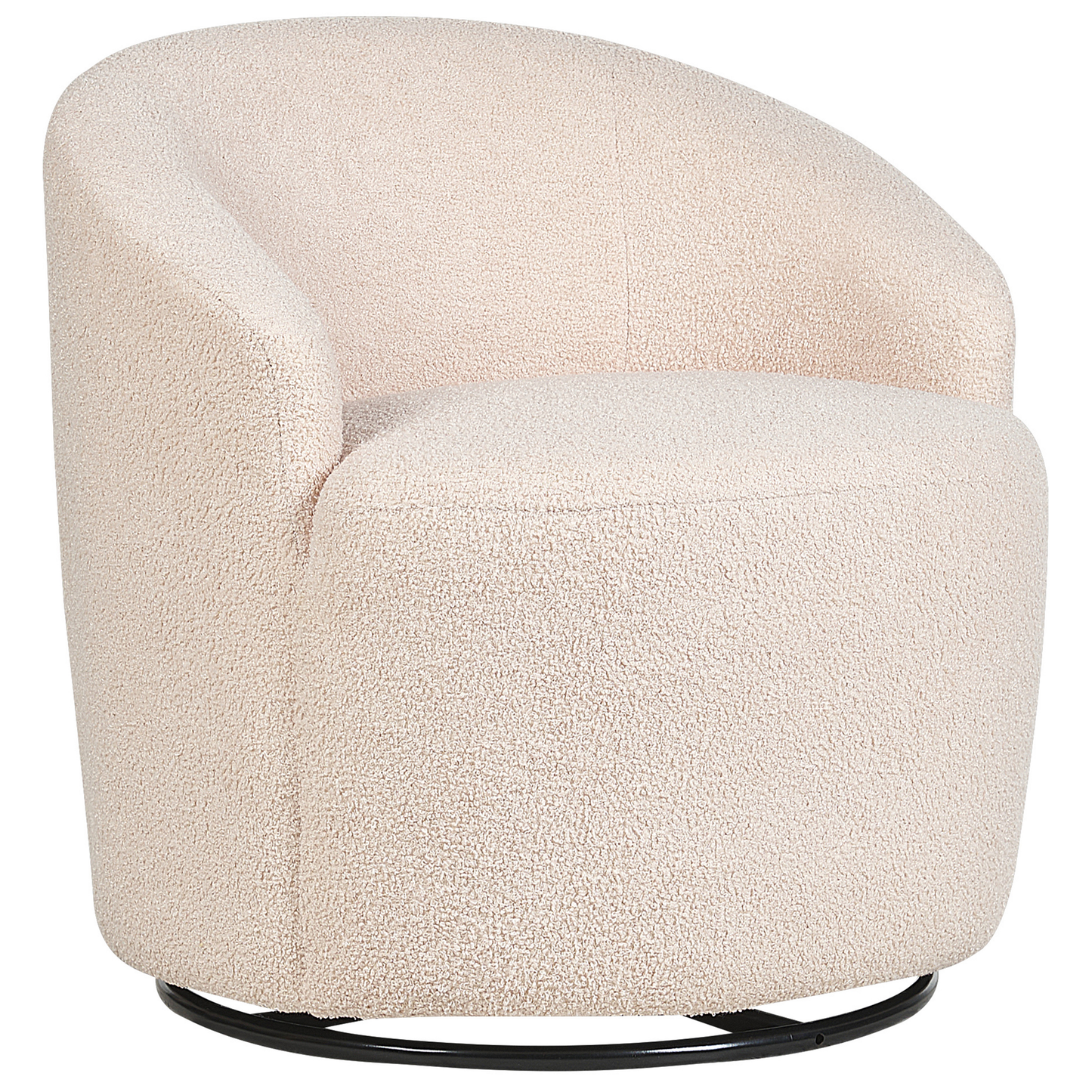 Drehsessel DAVIK Bouclé Beige