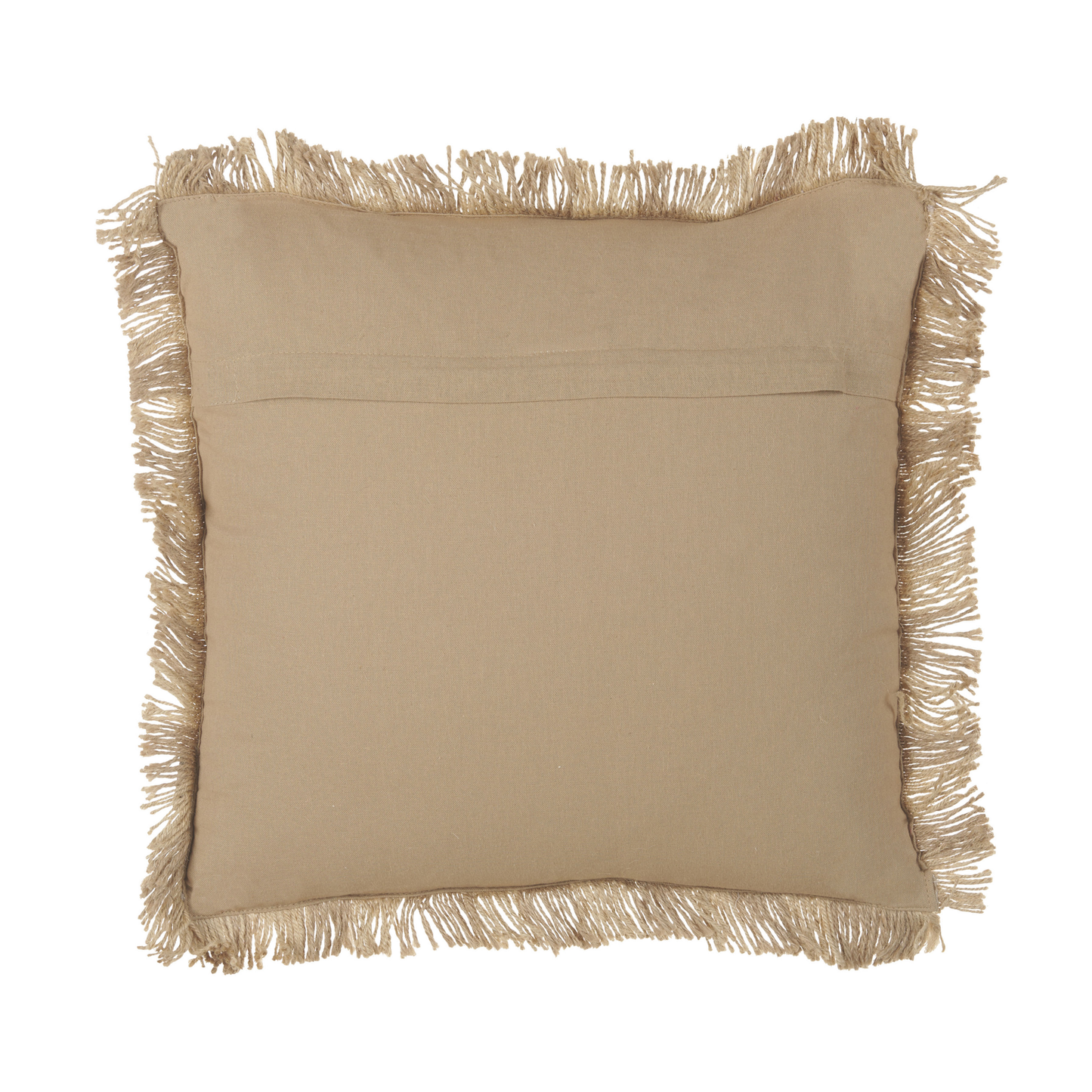 Dekokissen CIRSIUM Jute 45 x 45 cm Beige Streifenmuster