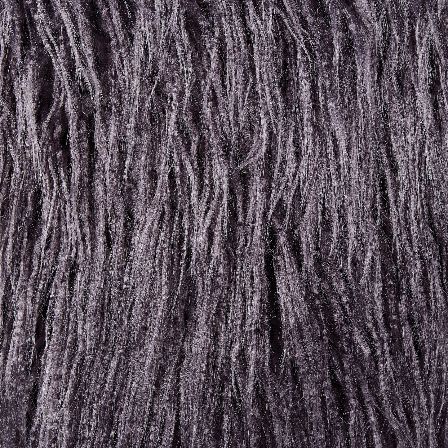 Dekokissen 2er Set COROKIA Webpelz 45 x 45 cm Dunkelgrau Ohne Muster