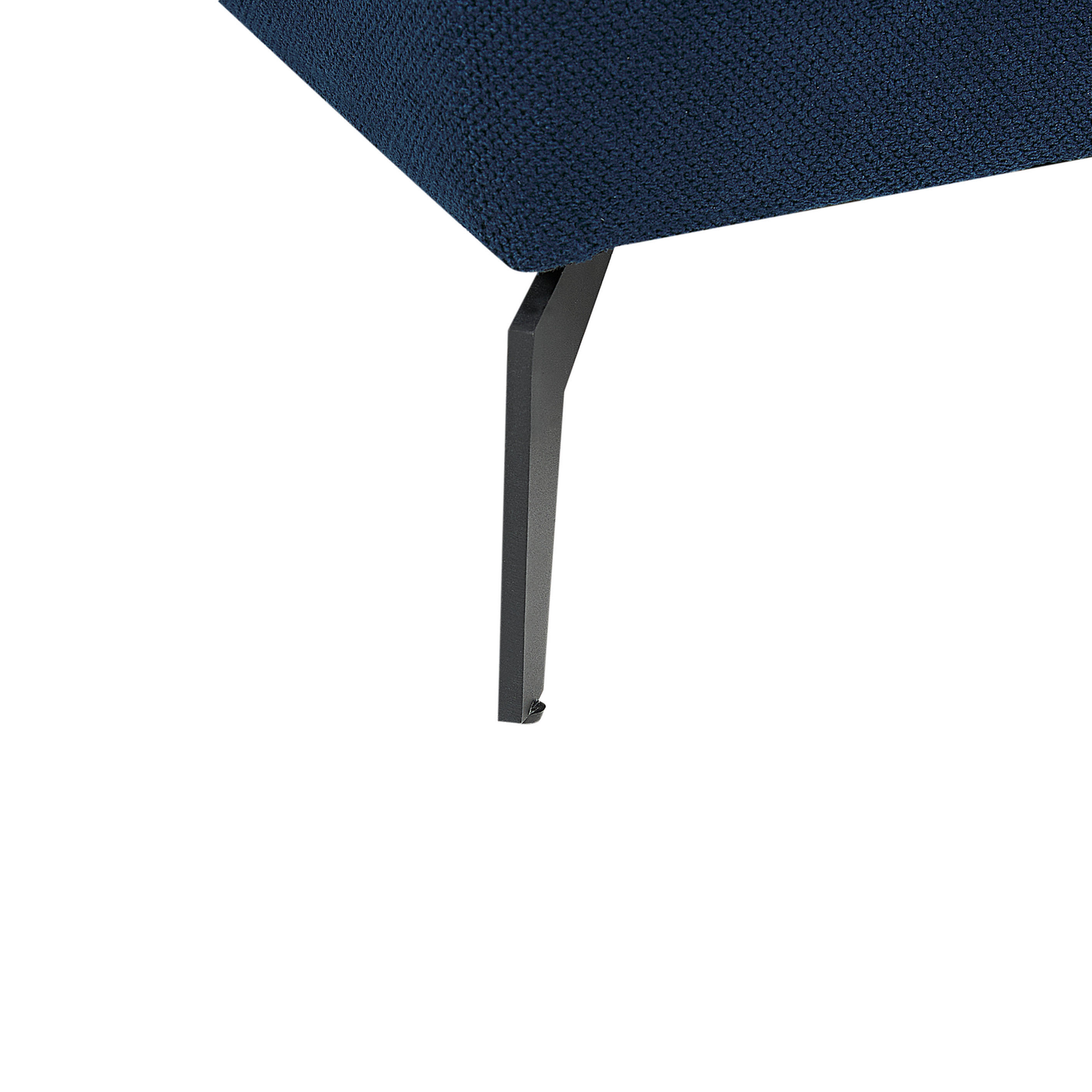 Chaiselongue Stoff marineblau / schwarz CHARMES