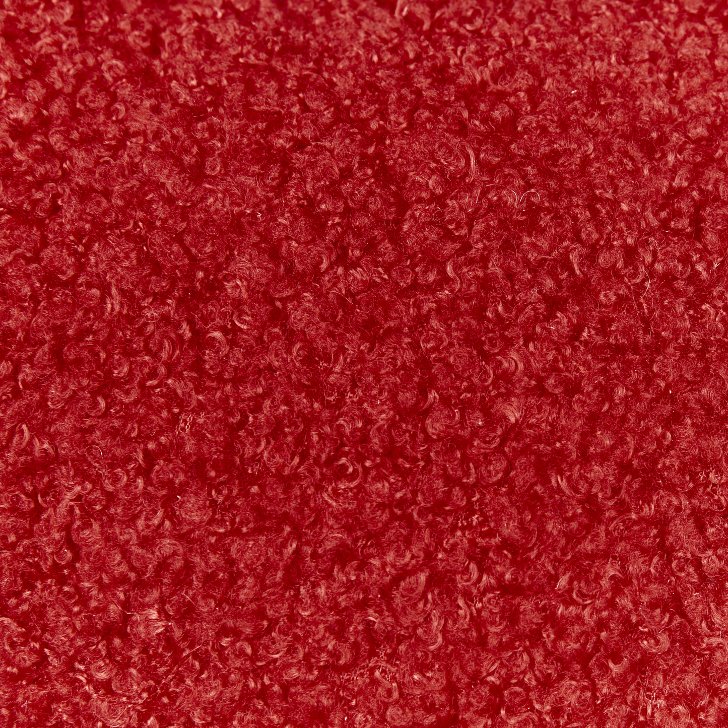 Dekokissen 2er Set CAMPONULA Bouclé 40 x 40 cm Rot Ohne Muster