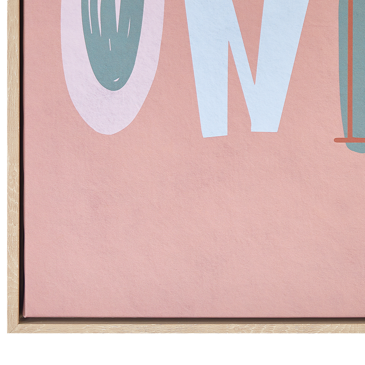 Canvas TAURISANO Kindermotiv 63 x 63 cm Rosa