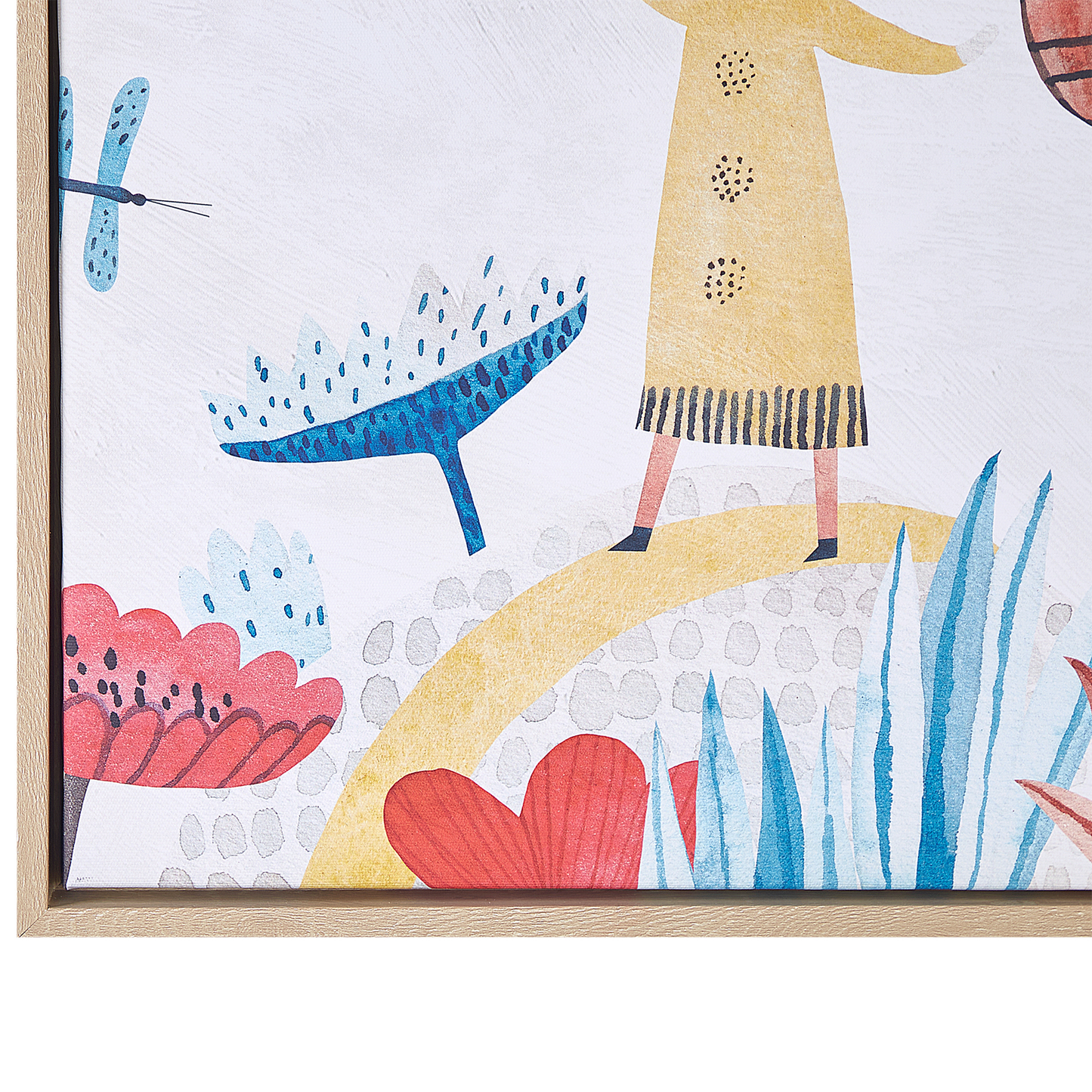 Canvas BIBBIENA Kindermotiv 63 x 99 cm Bunt