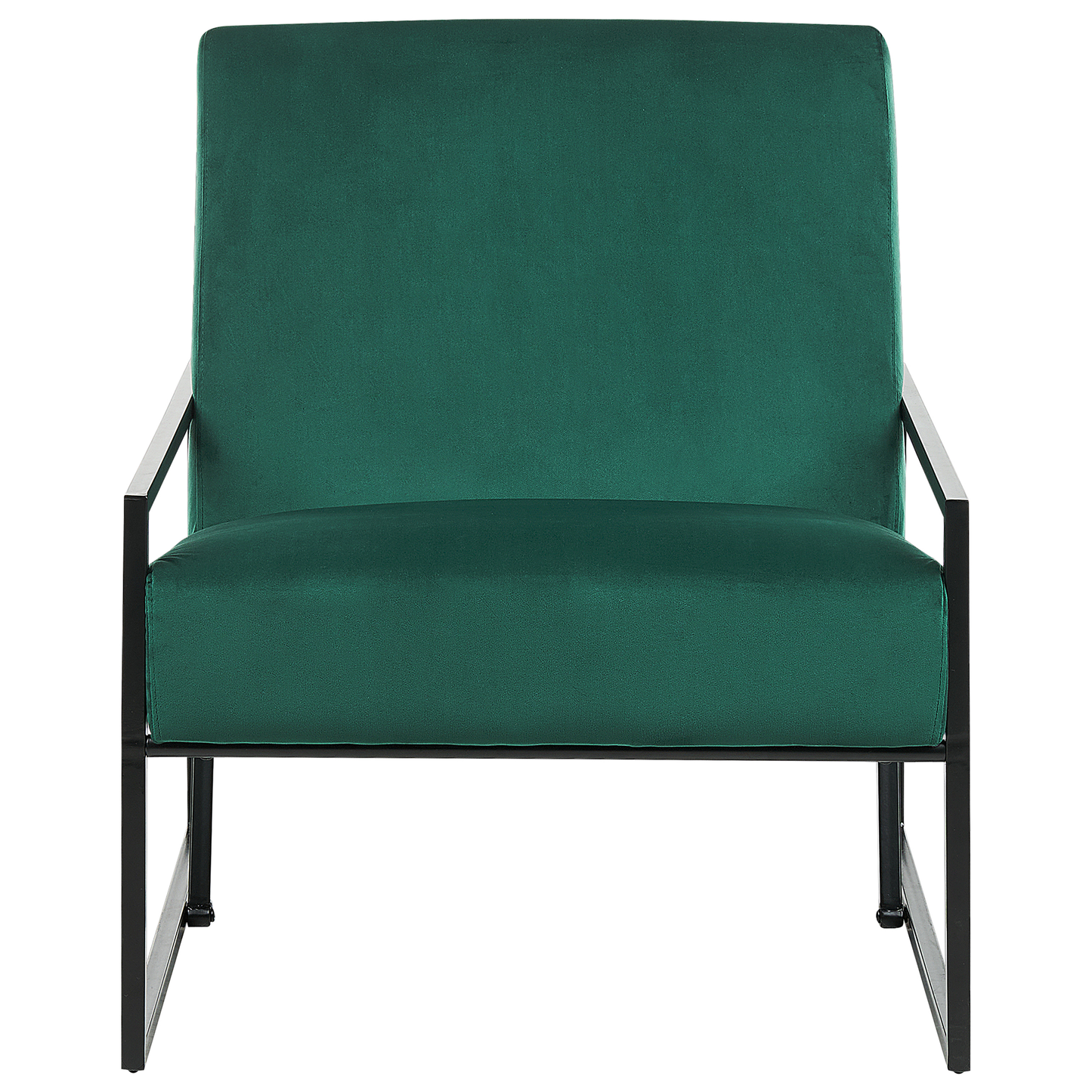 Sessel DELARY Samtstoff Smaragdgrün