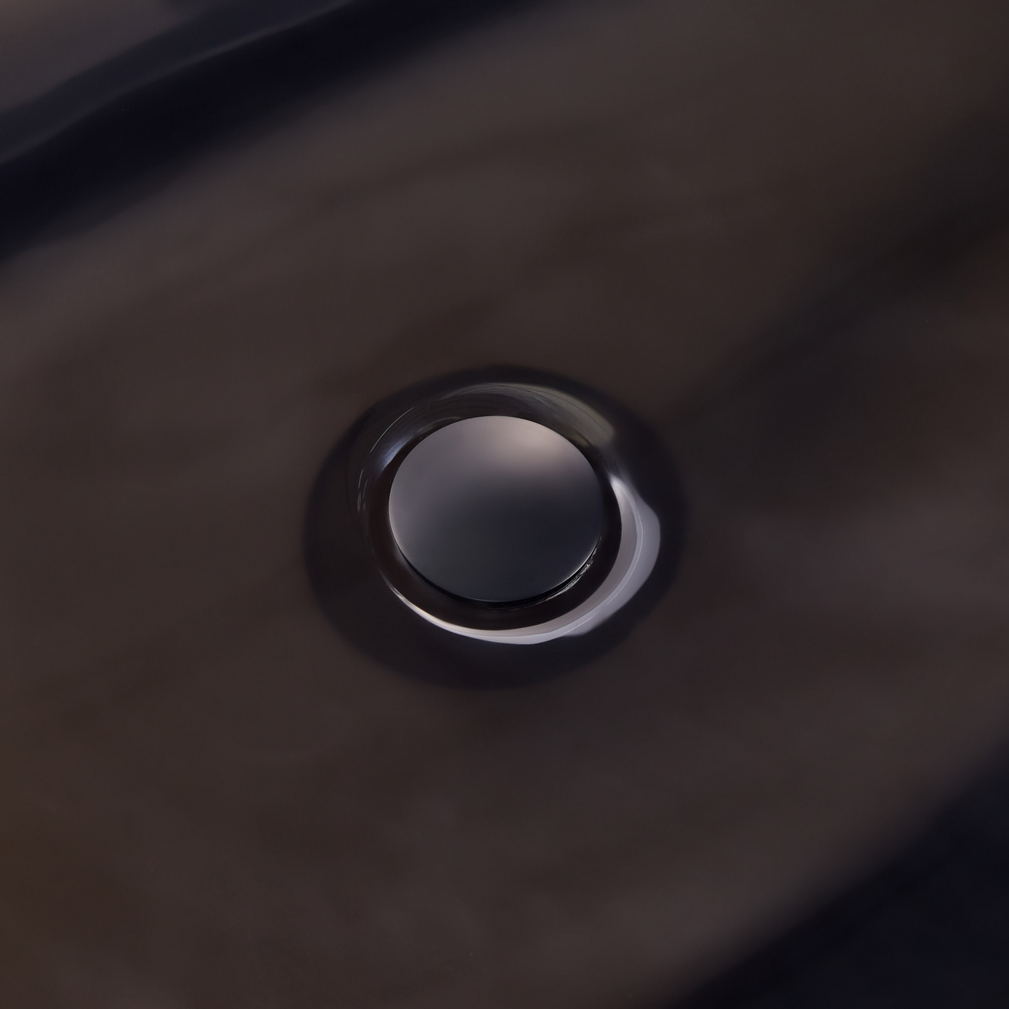 Badewanne freistehend schwarz oval 169 x 78 cm BLANCARENA