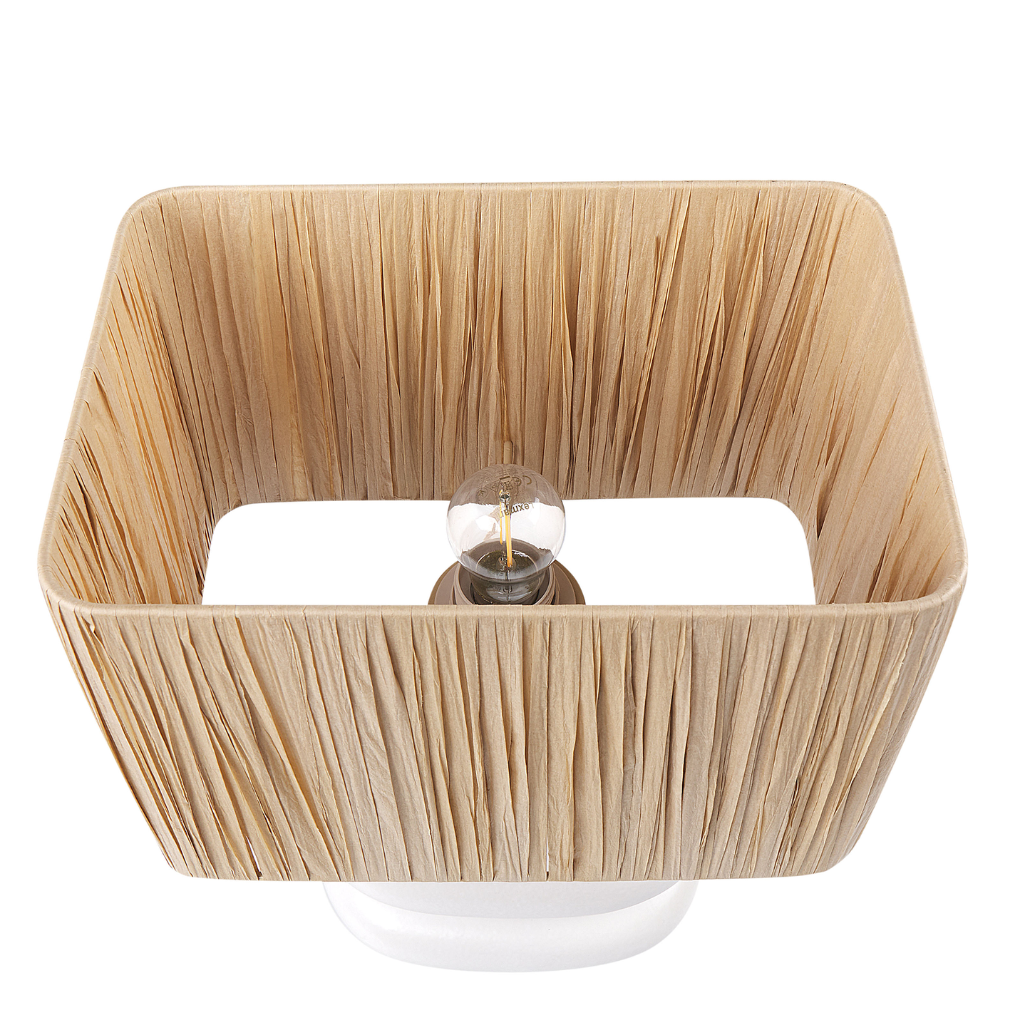 Tischleuchte JUDY Keramik Weiss