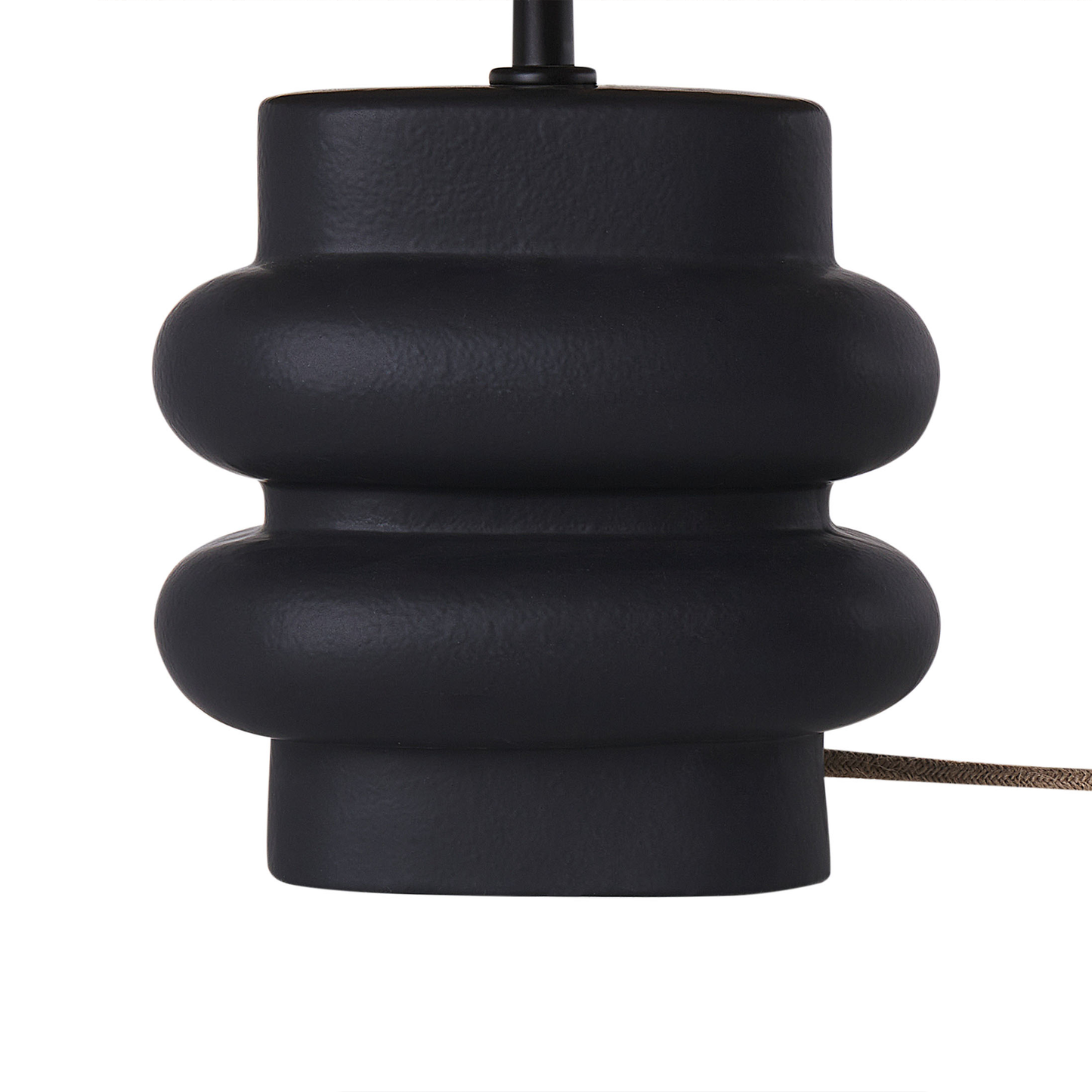Tischleuchte JUDY Keramik Schwarz