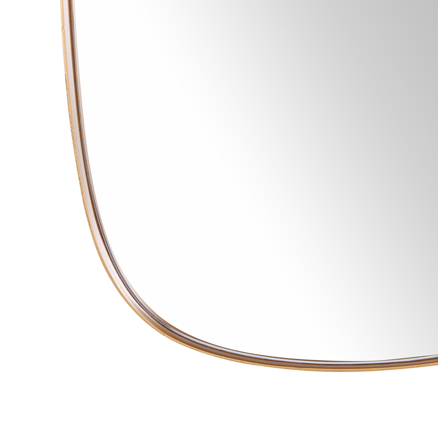 Wandspiegel CERGY 39 cm 95 cm Metall Gold
