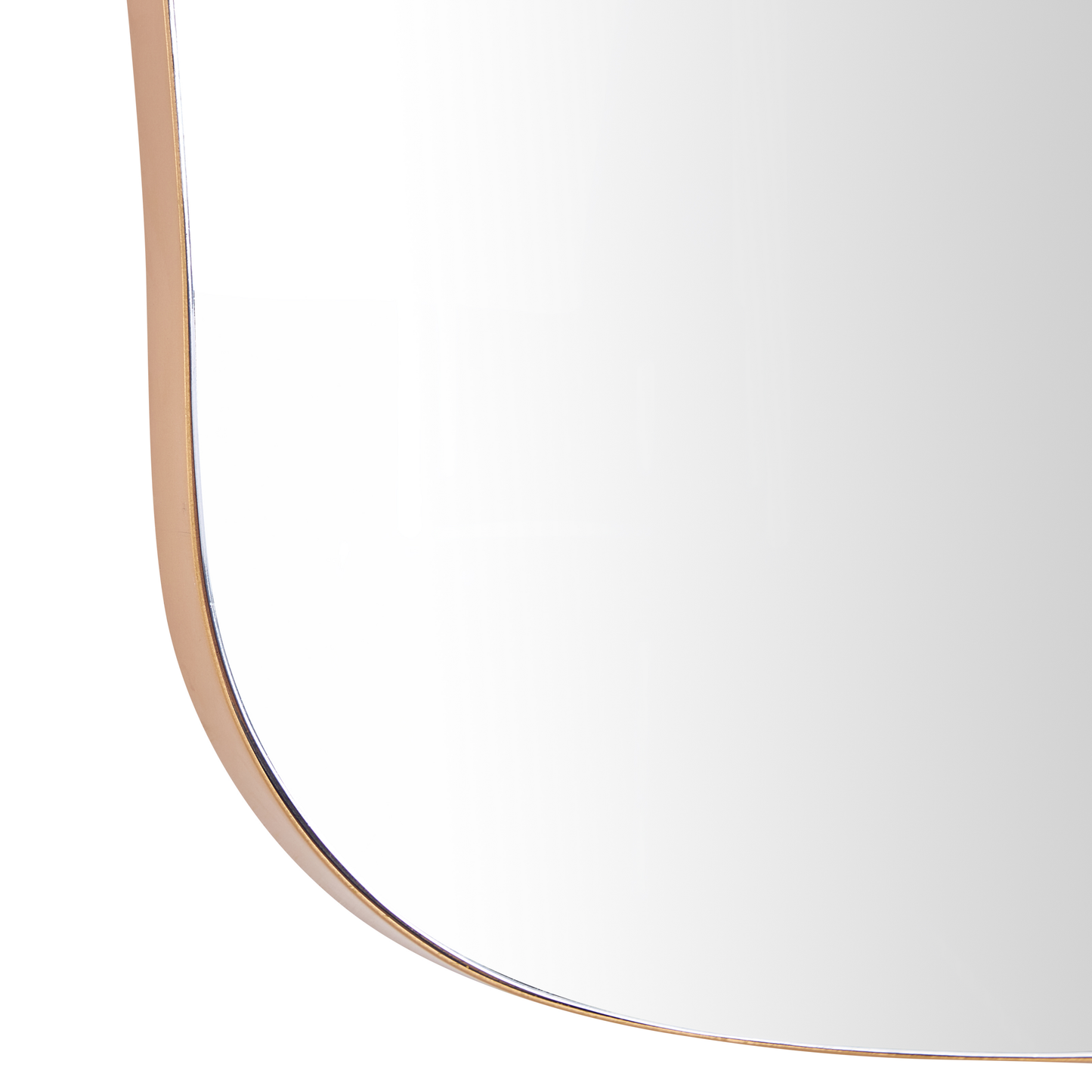 Wandspiegel PUTEAUX 70 cm 92 cm Metall Gold