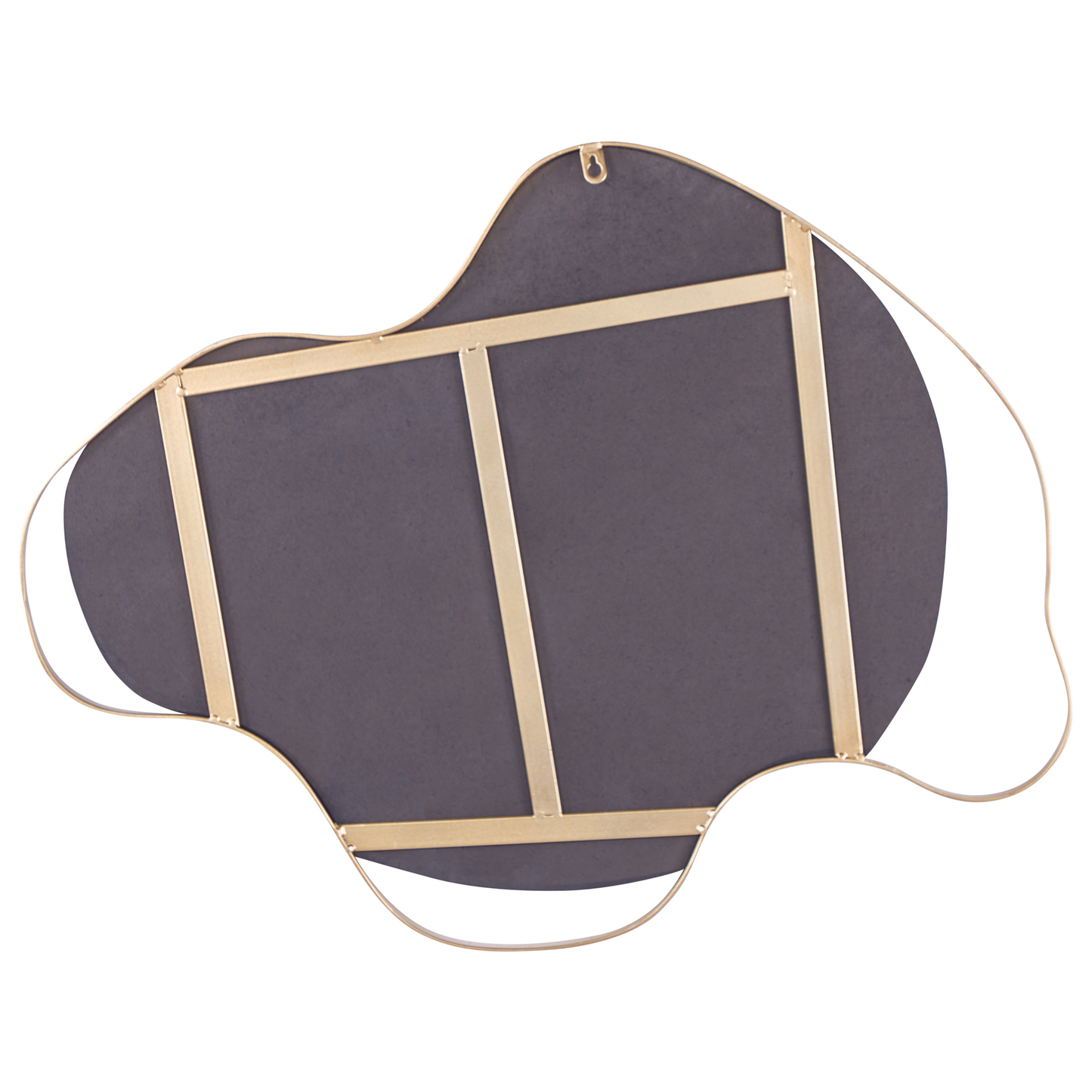 Wandspiegel MELUN 77 cm 59 cm Metall Gold