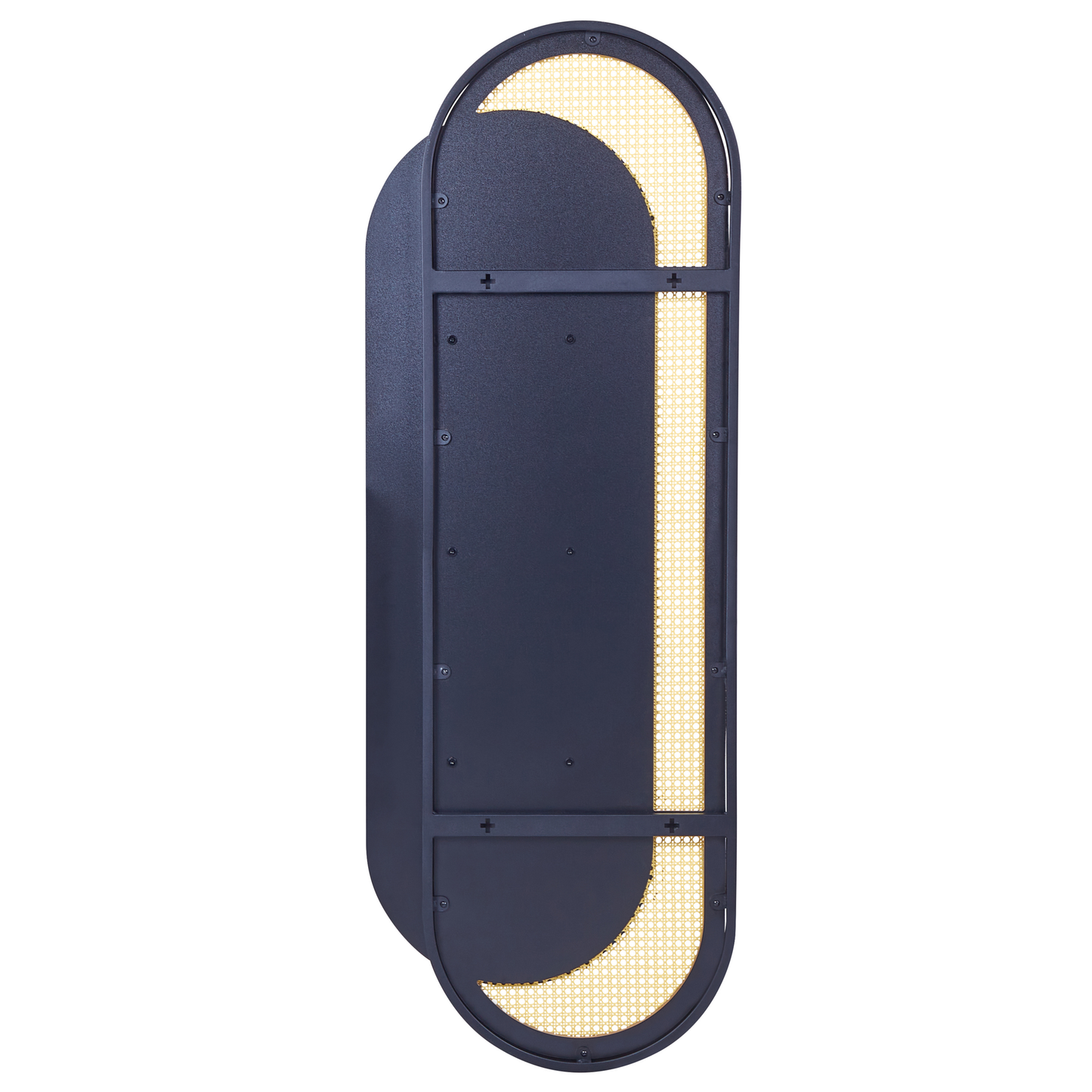Wandspiegel CREIL 51 cm 143 cm Rattan Naturfarben