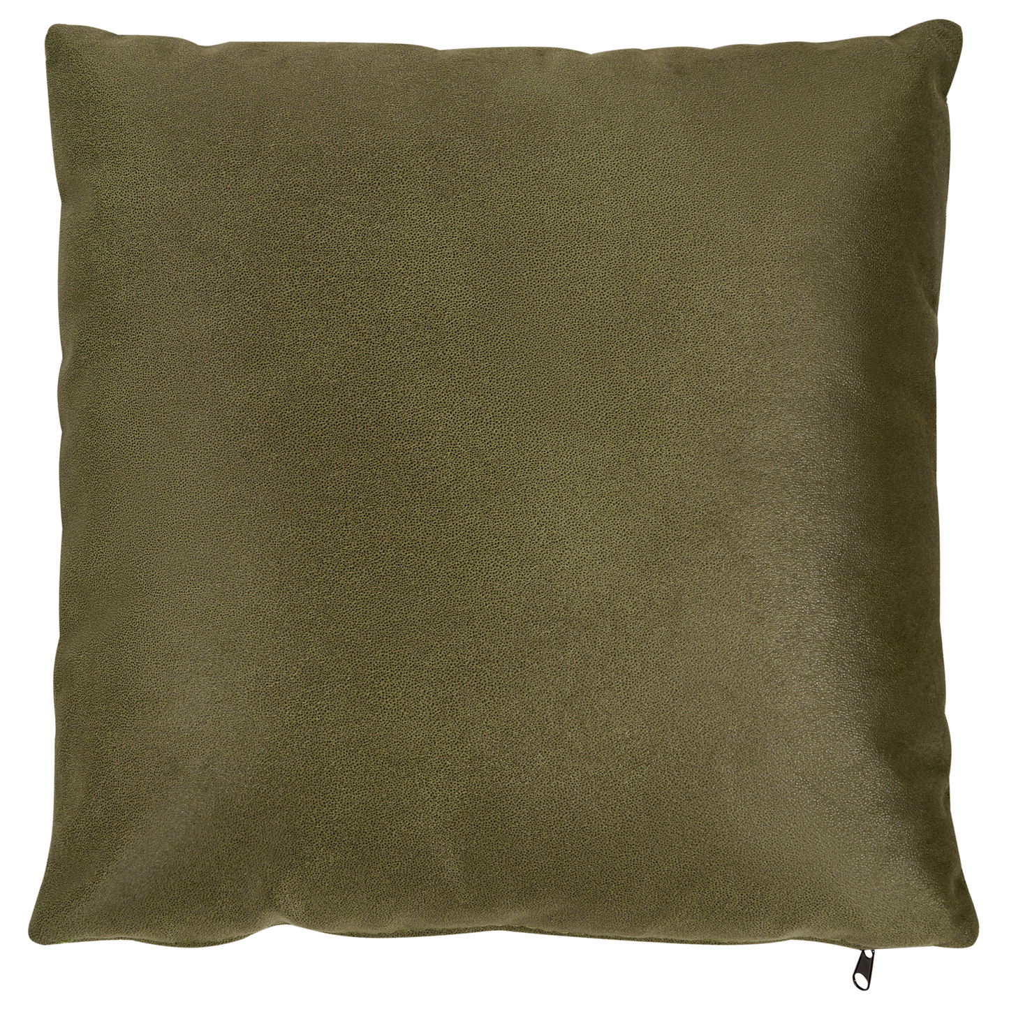 Chaiselongue Samtstoff olivgrün rechtsseitig LANNILS