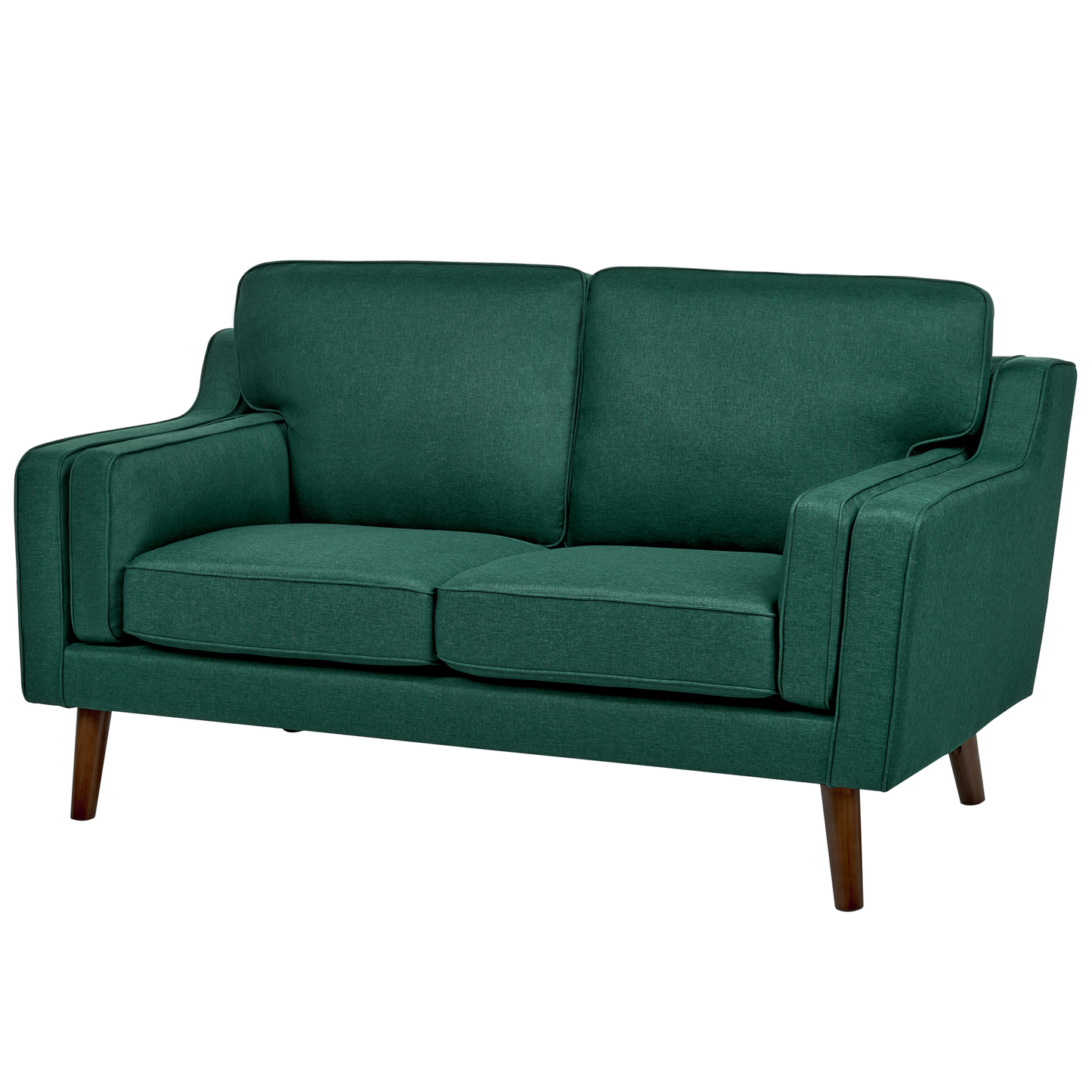 2-Sitzer Sofa dunkelgrün LOKKA