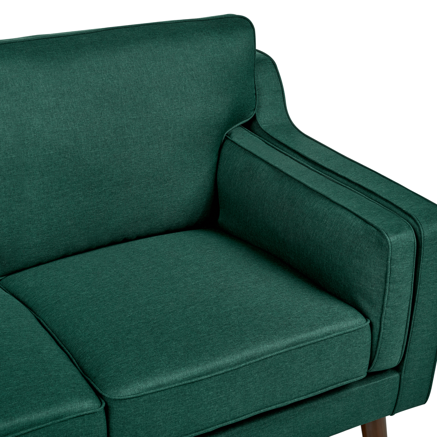 2-Sitzer Sofa dunkelgrün LOKKA