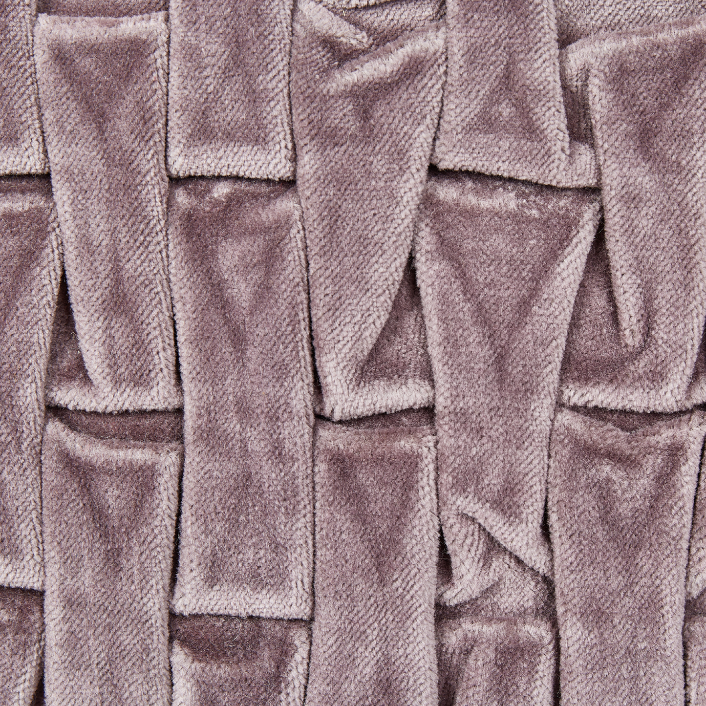 Kissen 2er Set Samtstoff Violett CHIRITA 30 x 50 cm