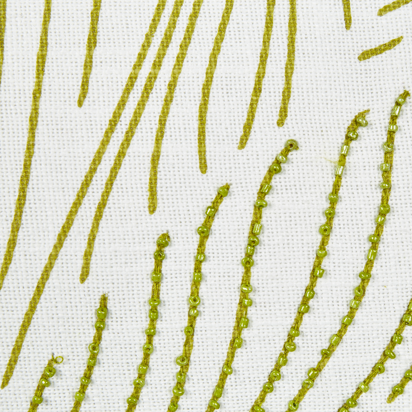 Dekokissen 2er Set SPANDOREA Baumwolle 30 x 50 cm Grün Pflanzenmuster