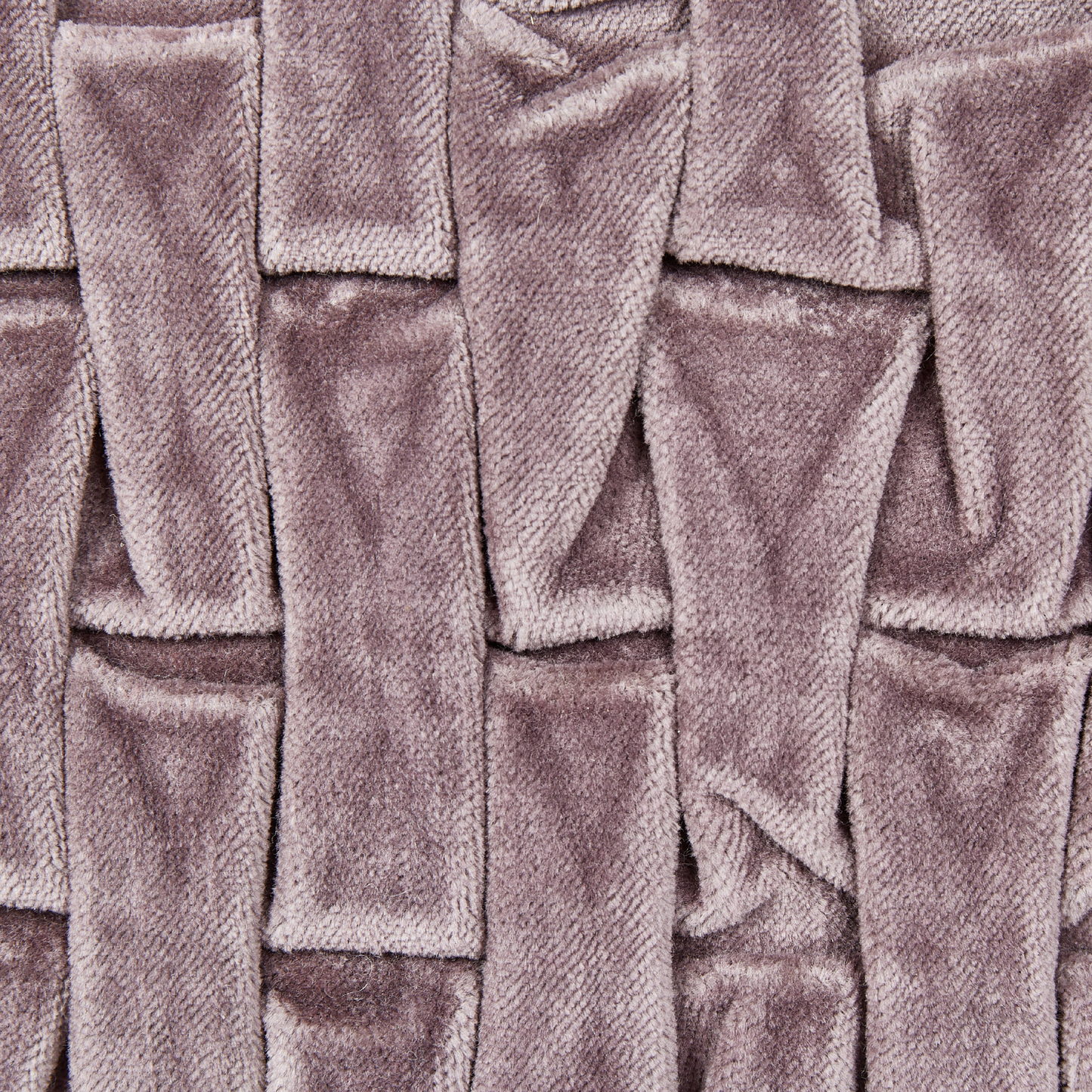 Dekokissen CHIRITA Samtstoff 45 x 45 cm Violett Ohne Muster