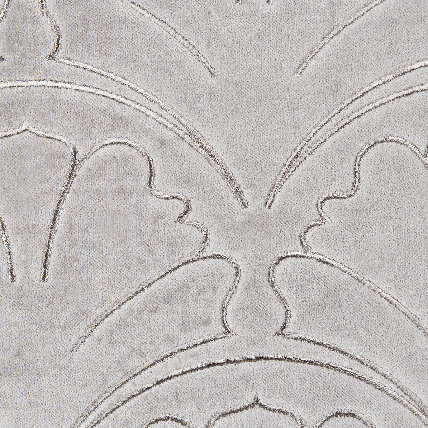 Dekokissen 2er Set GLORIOSA Baumwolle 45 x 45 cm Grau Geometrisches Muster