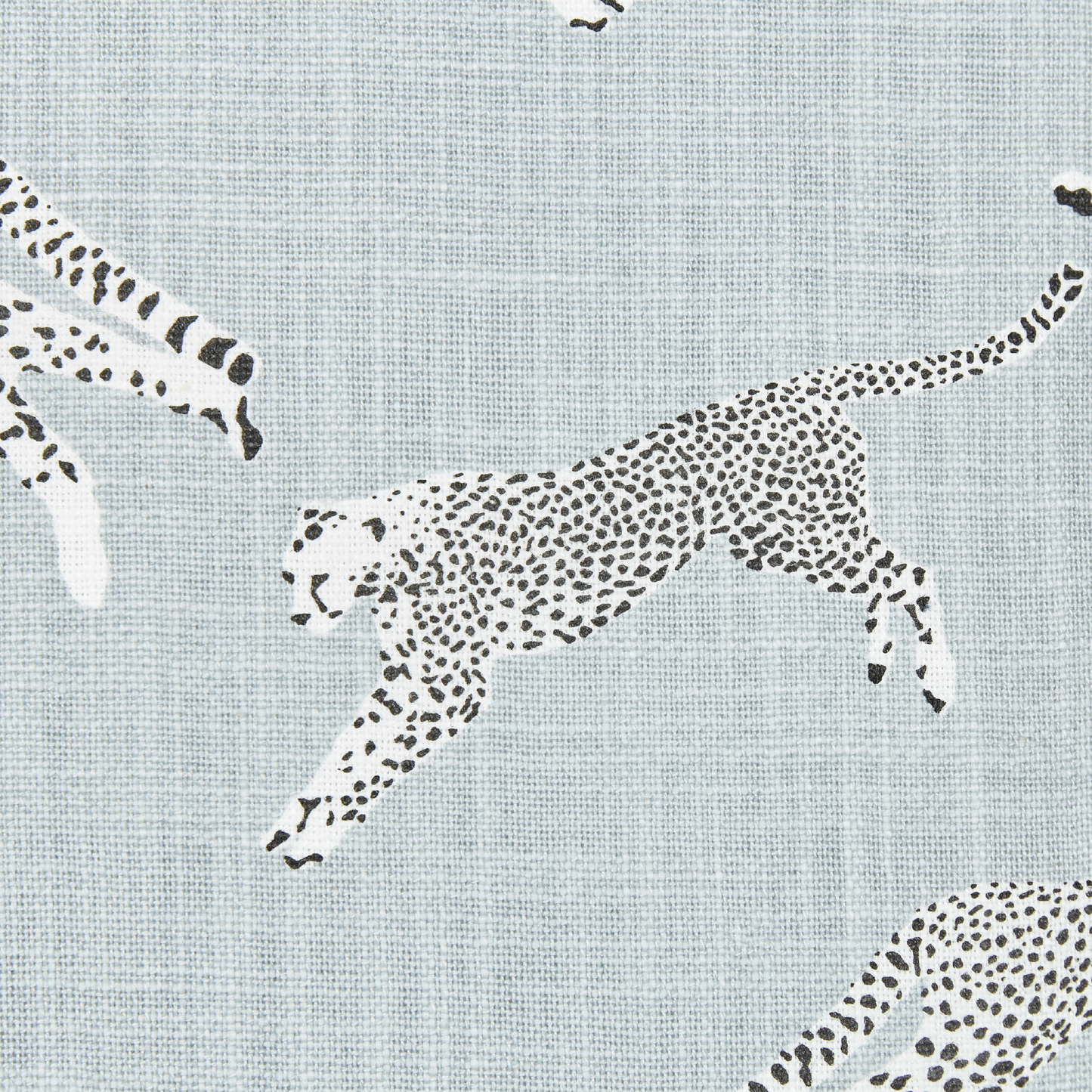 Dekokissen 2er Set ARALES Baumwolle 45 x 45 cm Hellgrau Tiermuster