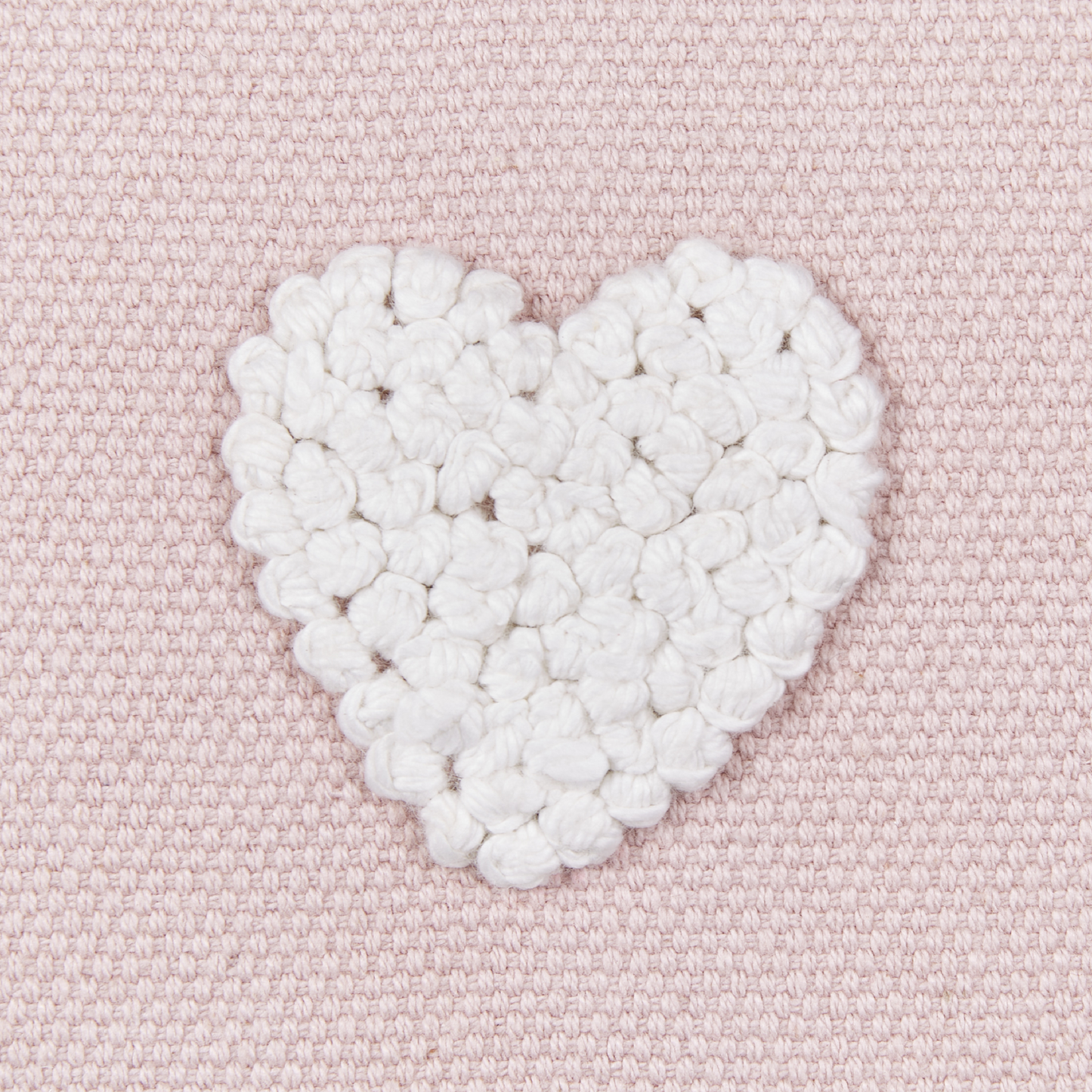 Dekokissen Herzen Baumwolle pastellrosa 30 x 50 cm GAZANIA