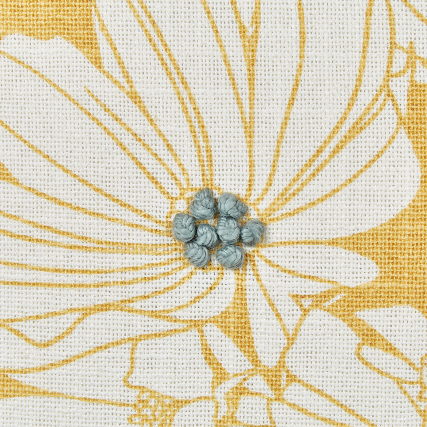 Dekokissen 2er Set SCIRPUS Baumwolle 45 x 45 cm Gelb Blumenmuster