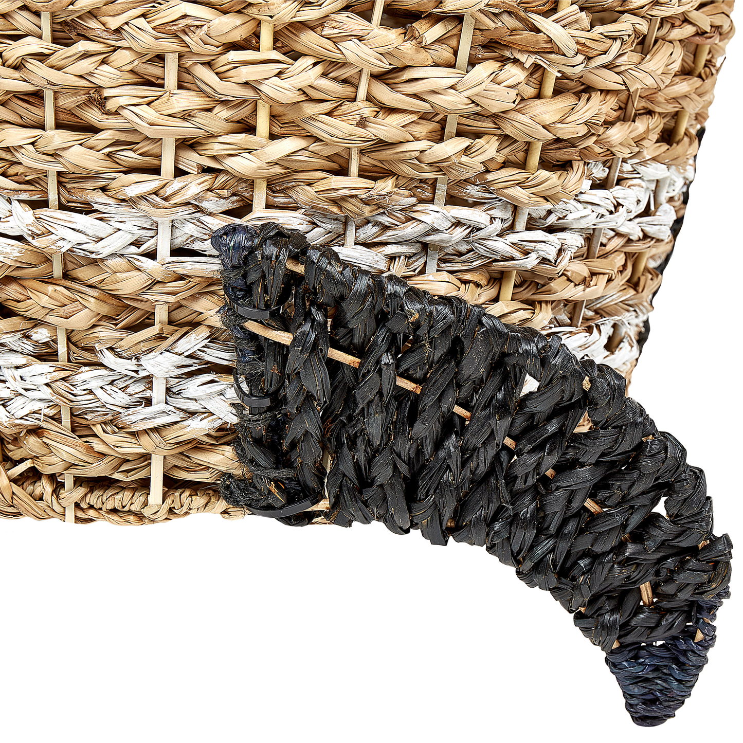 Aufbewahrungskorb mit Deckel Seegras naturfarben Raketenform 97 cm PAARL