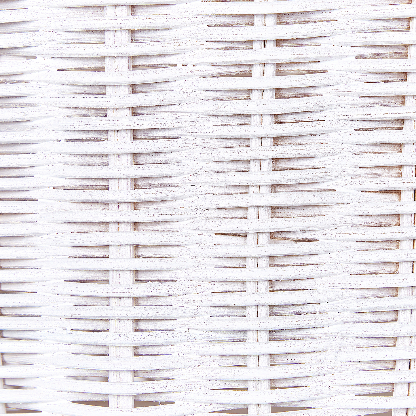 Aufbewahrungskorb Rattan weiss Känguruform 74 cm KAPITI