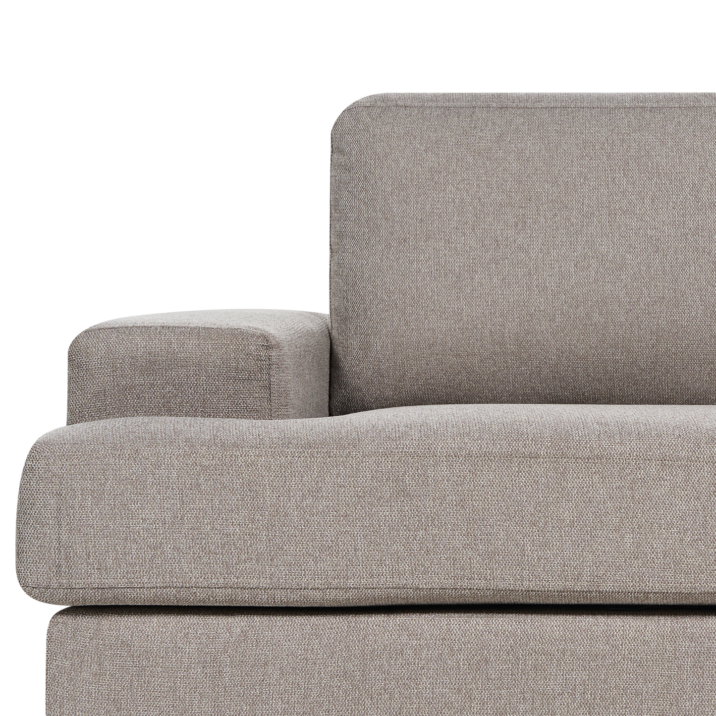 Sofa Set taupe 4-Sitzer ALLA