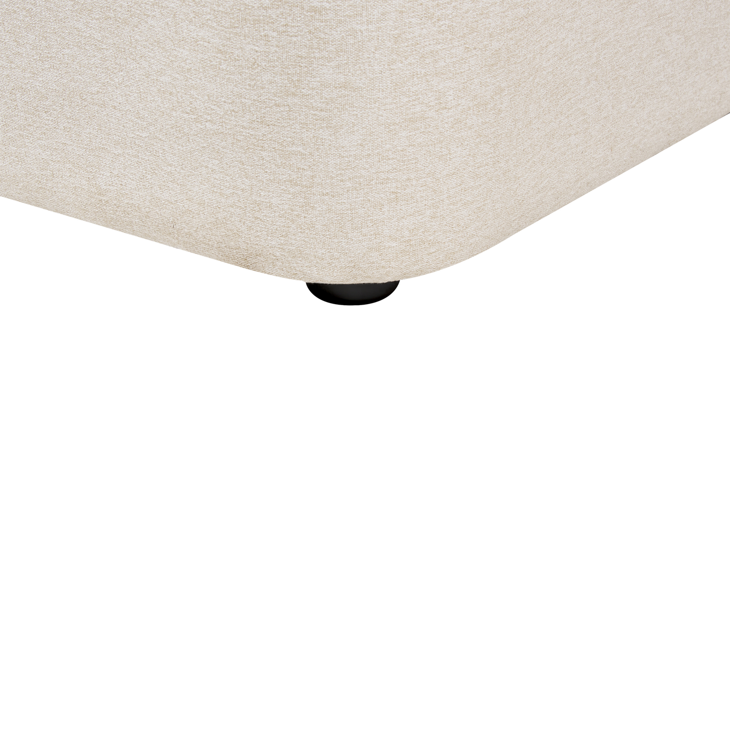 4-Sitzer Ecksofa hellbeige linksseitig LAXA
