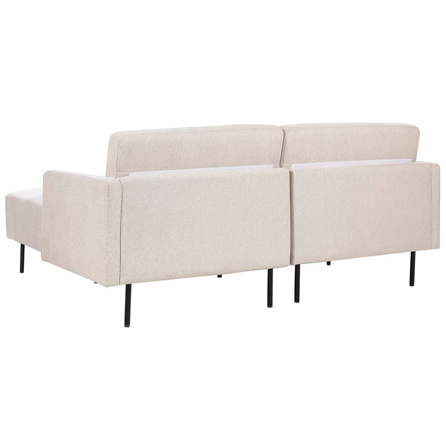 2-Sitzer Ecksofa hellbeige linksseitig BREDA