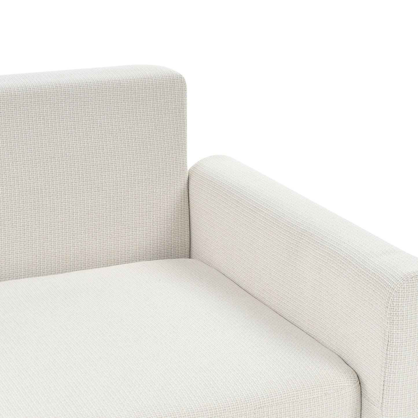 3-Sitzer Ecksofa hellbeige rechtsseitig mit Schlaffunktion Stauraum SIRO